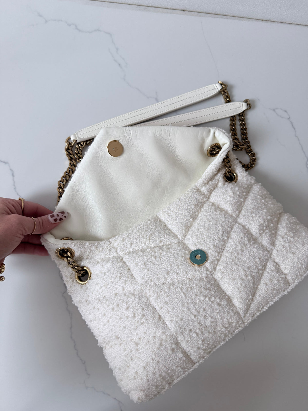 YSL Loulou Bouclé Tweed
Shoulder Bag