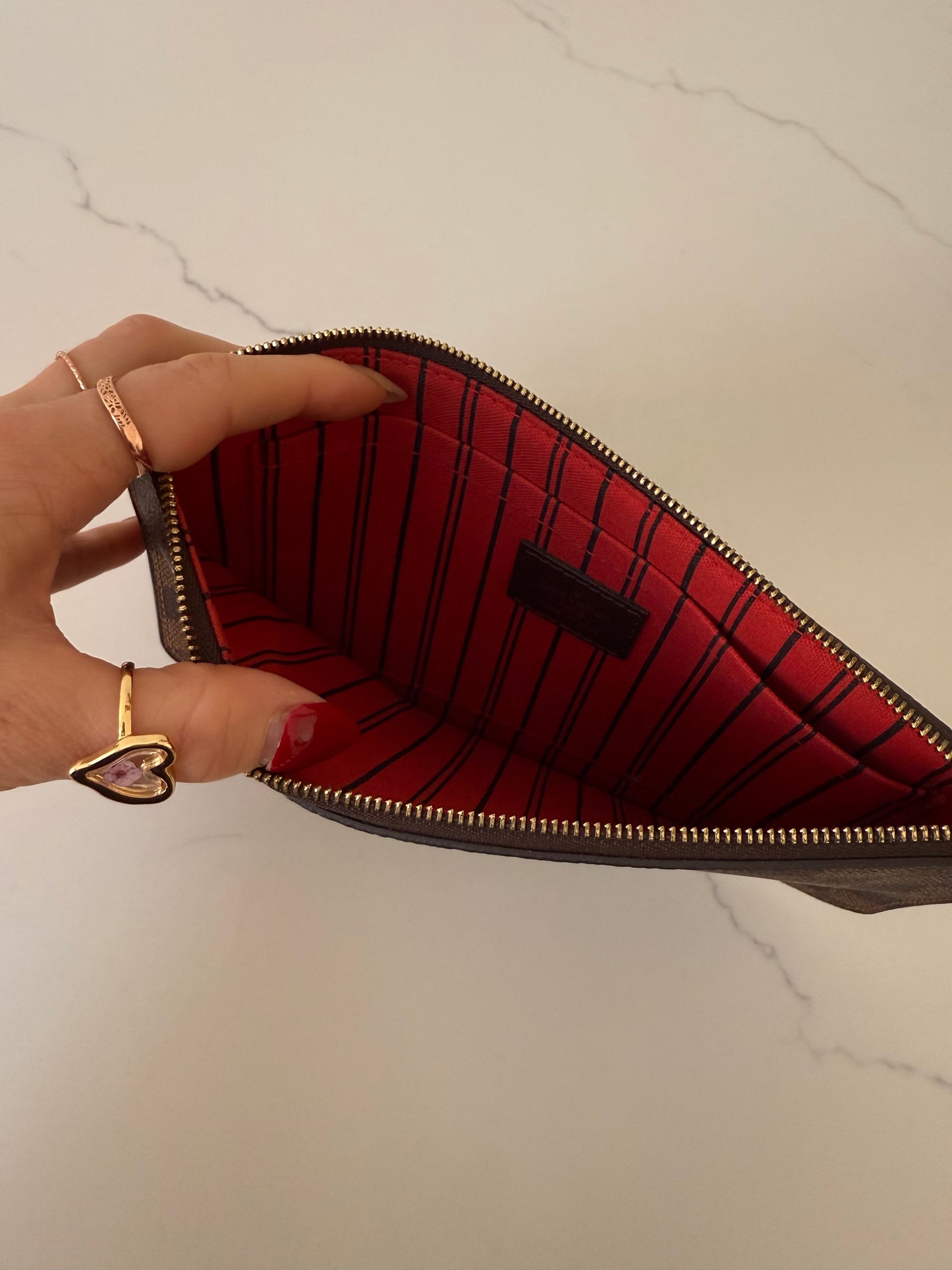 Louis Vuitton Damier Ebene Wristlet