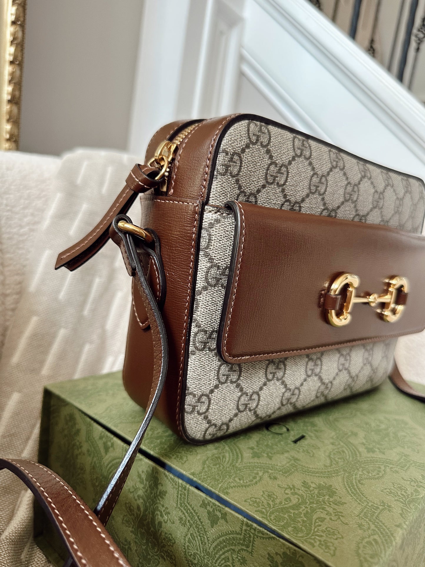 GUCCI Horsebit 1955 Shoulder Bag