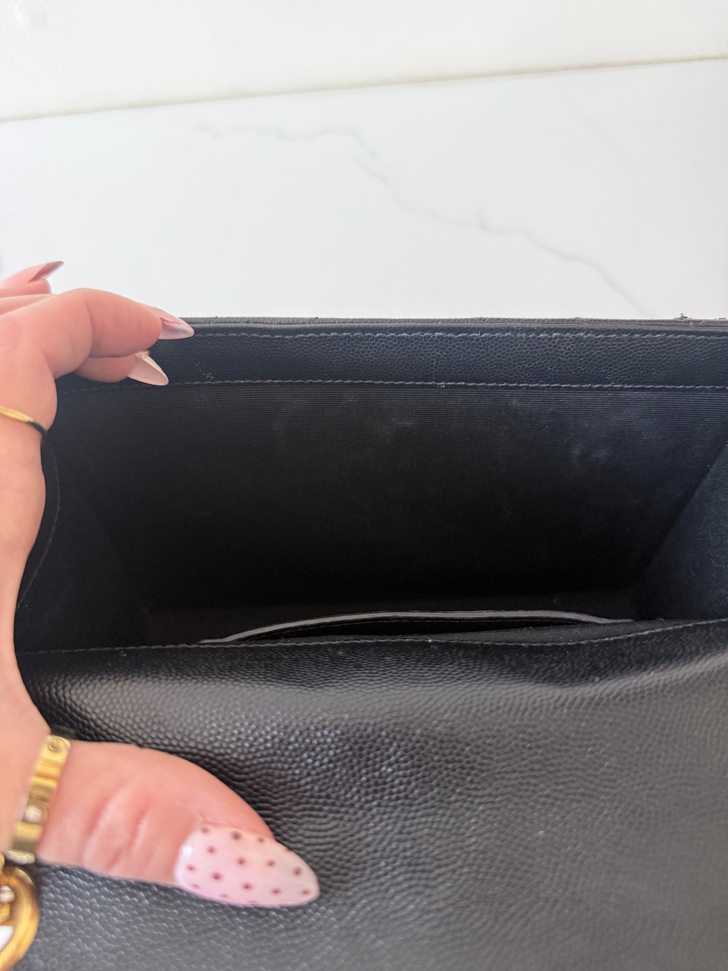 YSL Monogram Matelassé Envelope Chain Shoulder Bag