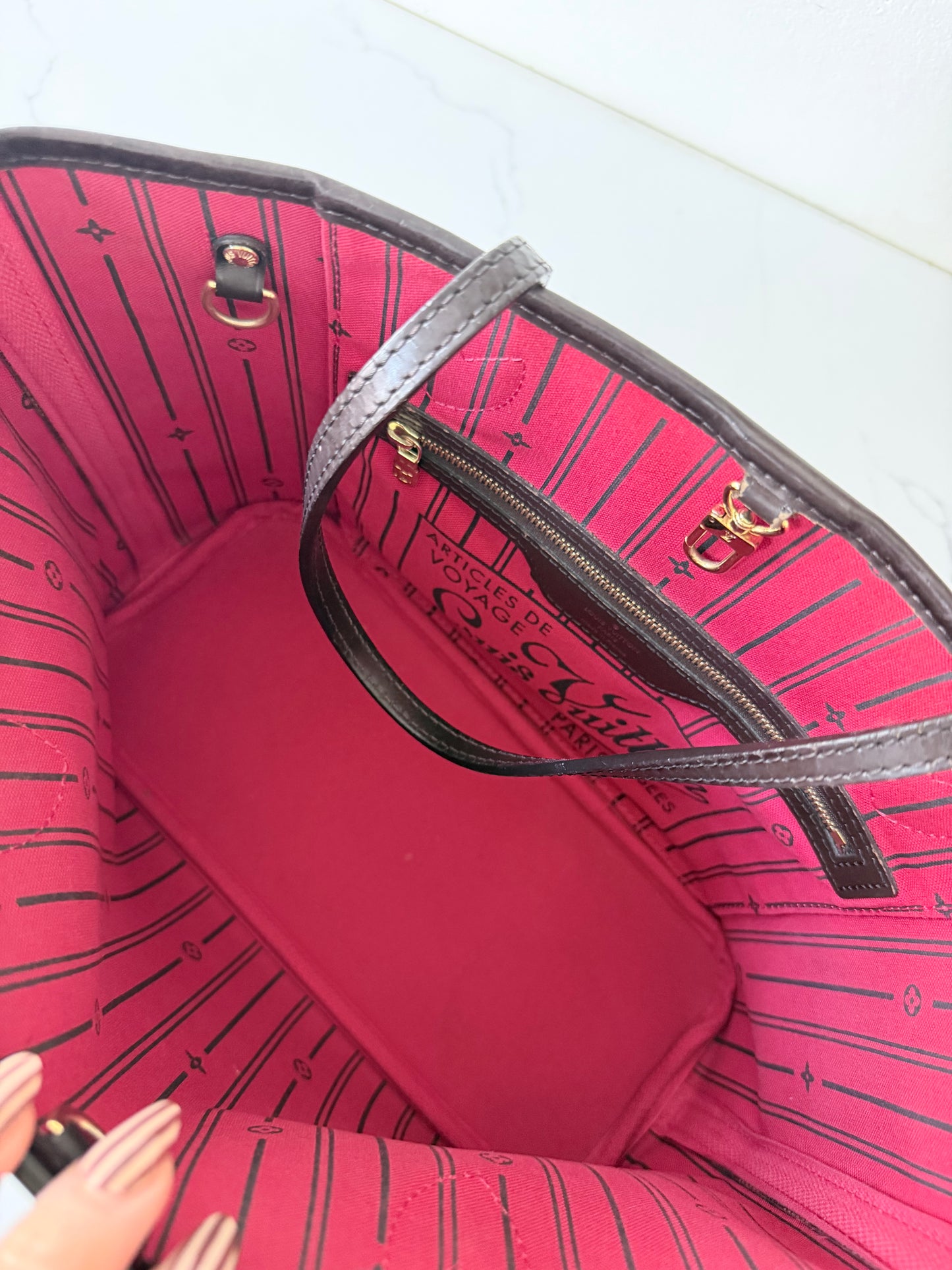 Louis Vuitton Neverfull PM Damier Ebene