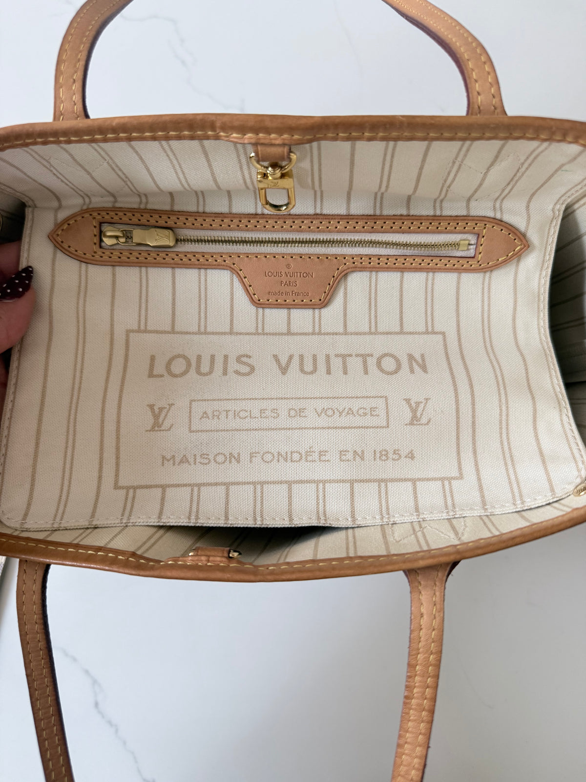 Louis Vuitton Neverfull PM Azur