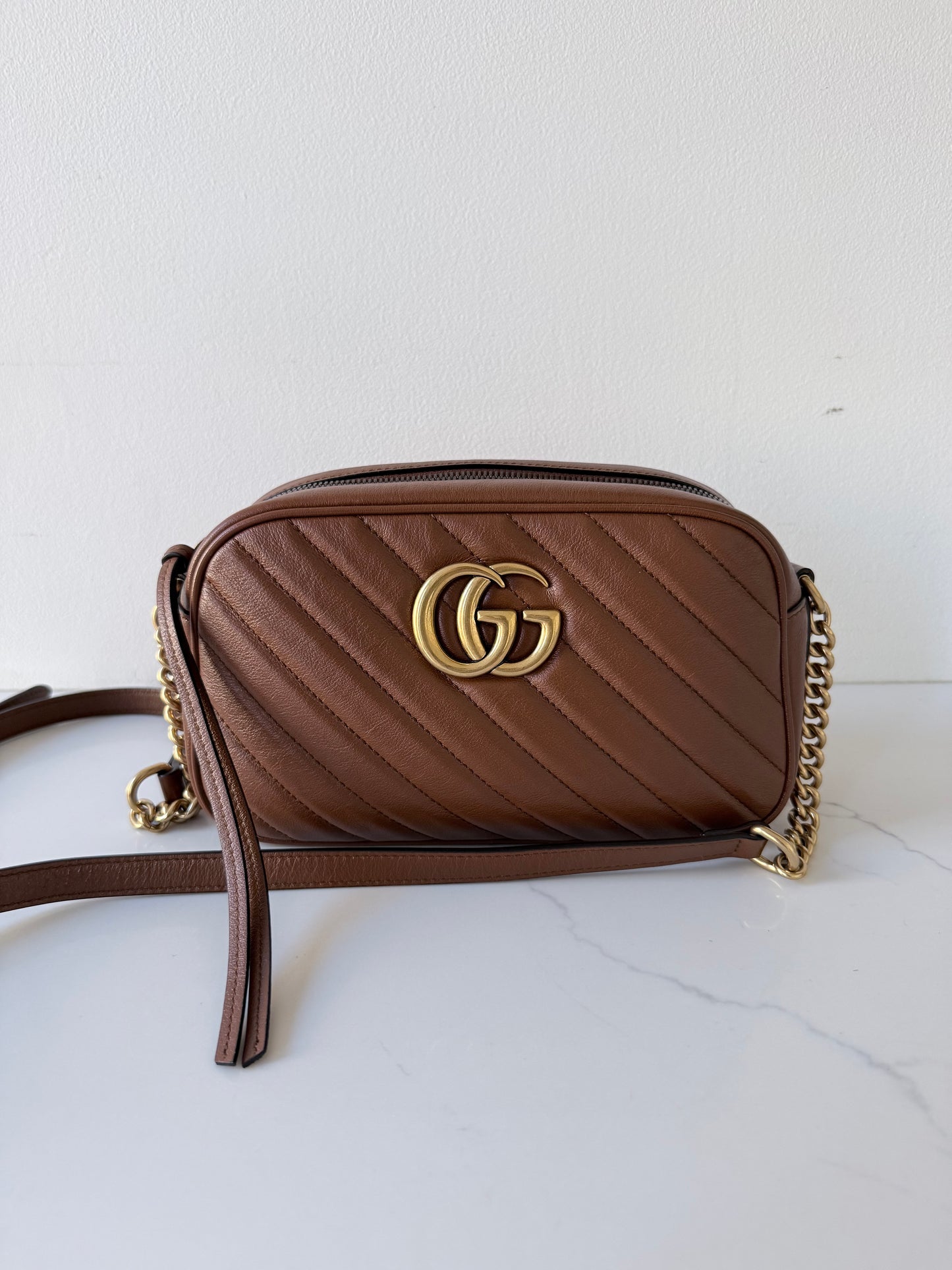 Gucci Glazed Marmont Camera Bag
