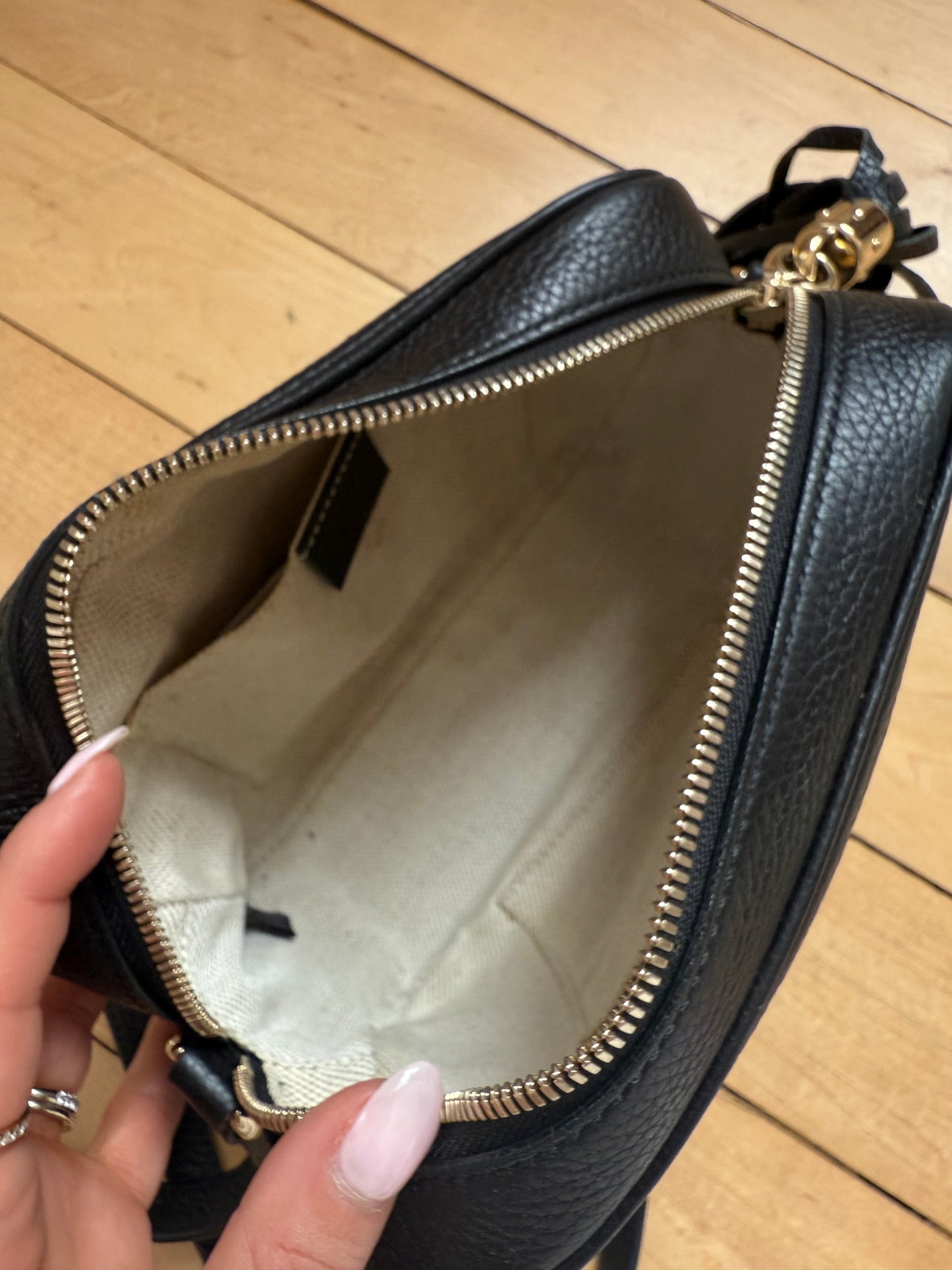 Gucci Leather Disco Crossbody