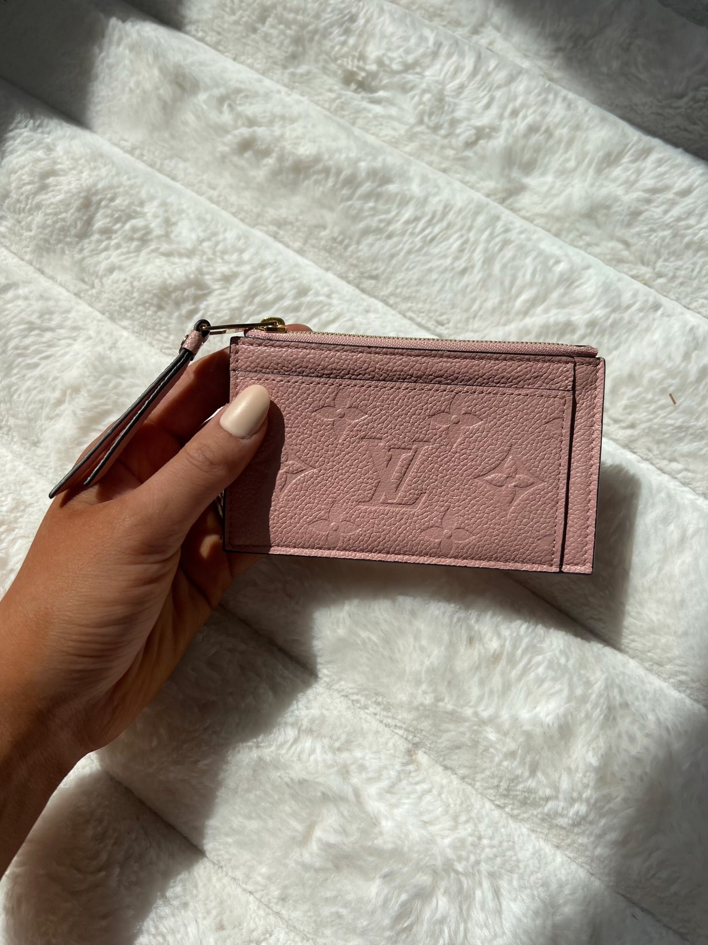 Louis Vuitton Rose Ballerine Card Holder