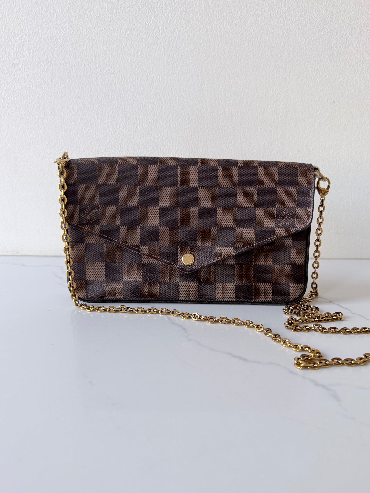 Louis Vuitton Felicie Pochette Damier Ebene