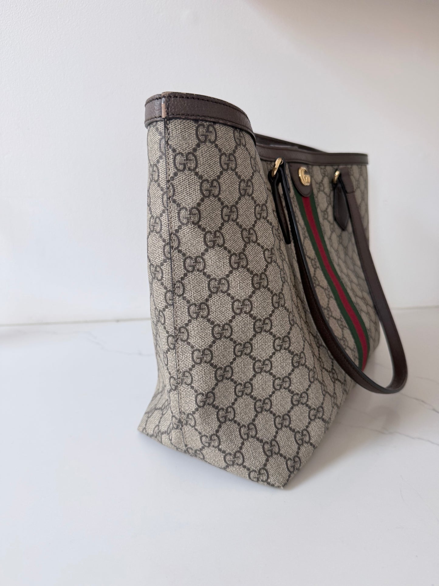 Gucci Ophidia GG Supreme Medium Canvas Tote