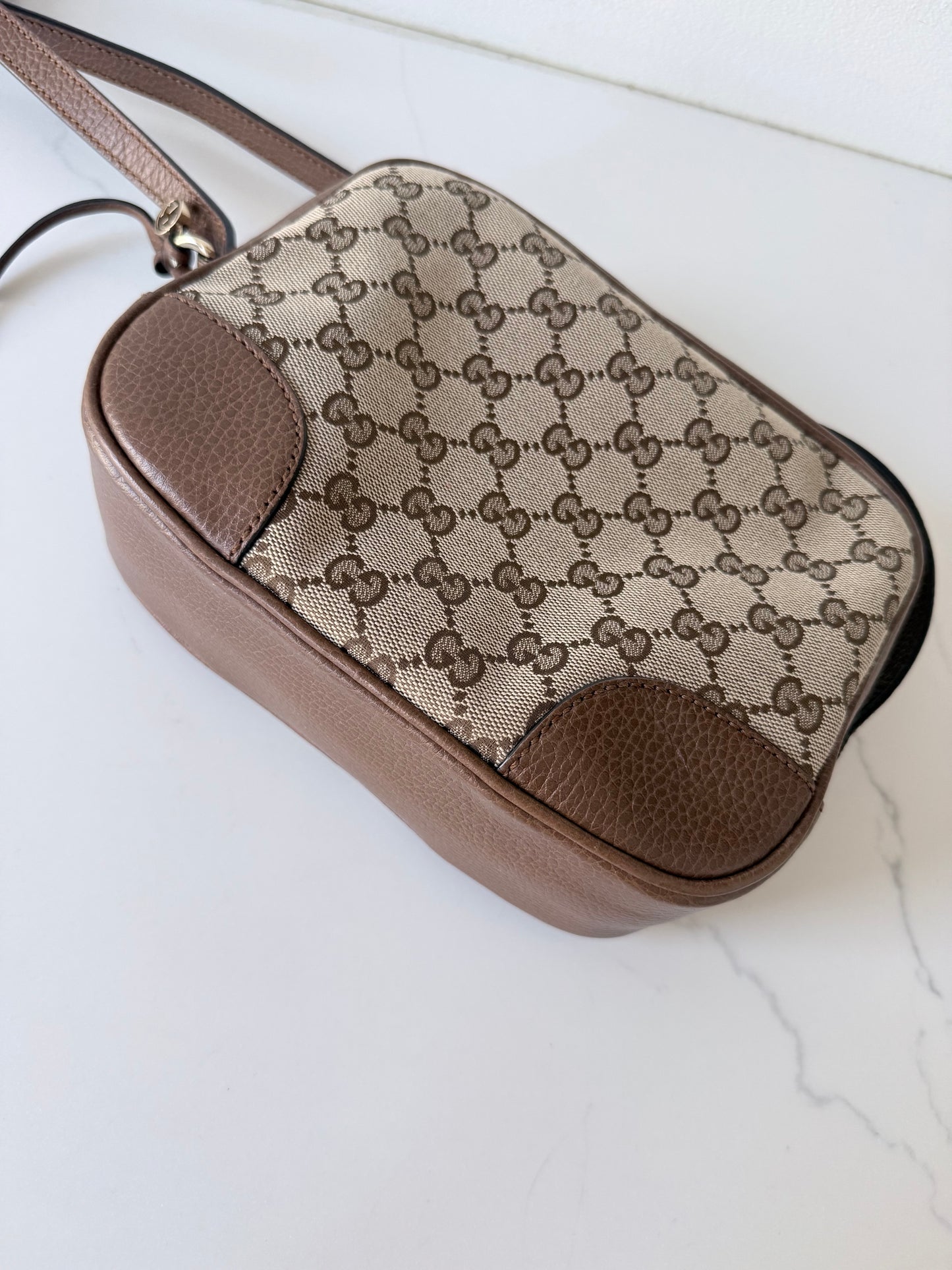 Gucci Monogram Bree Messenger Bag