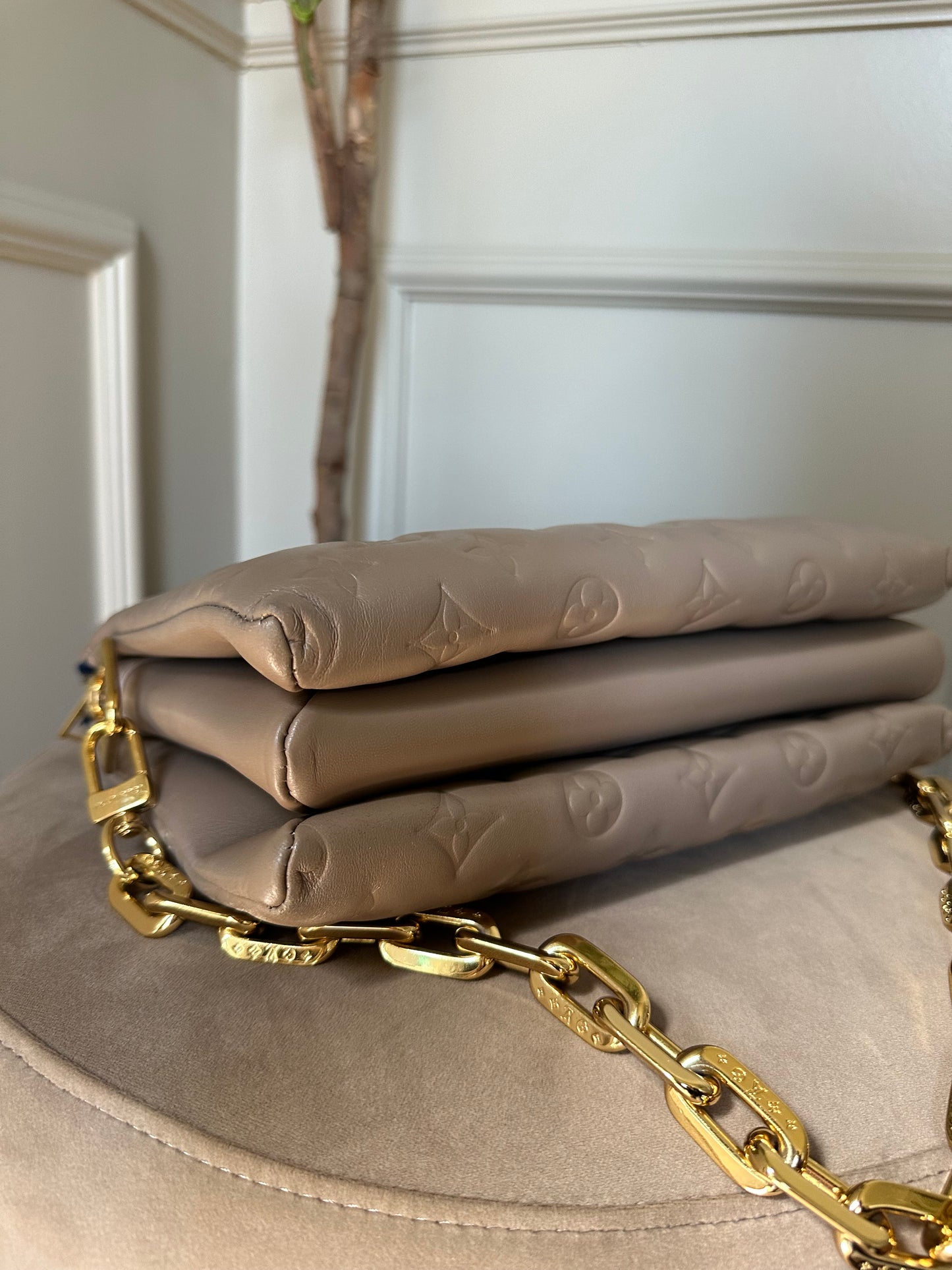 Louis Vuitton Coussin PM Taupe