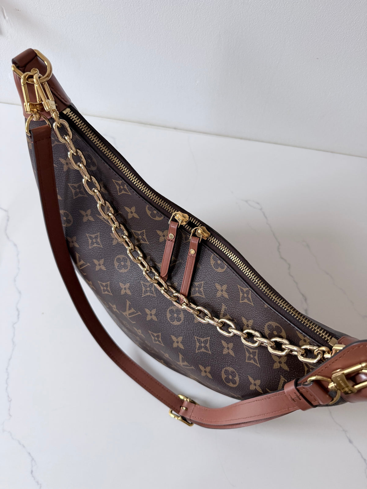 Louis Vuitton Loop Hobo Reverse Monogram Canvas