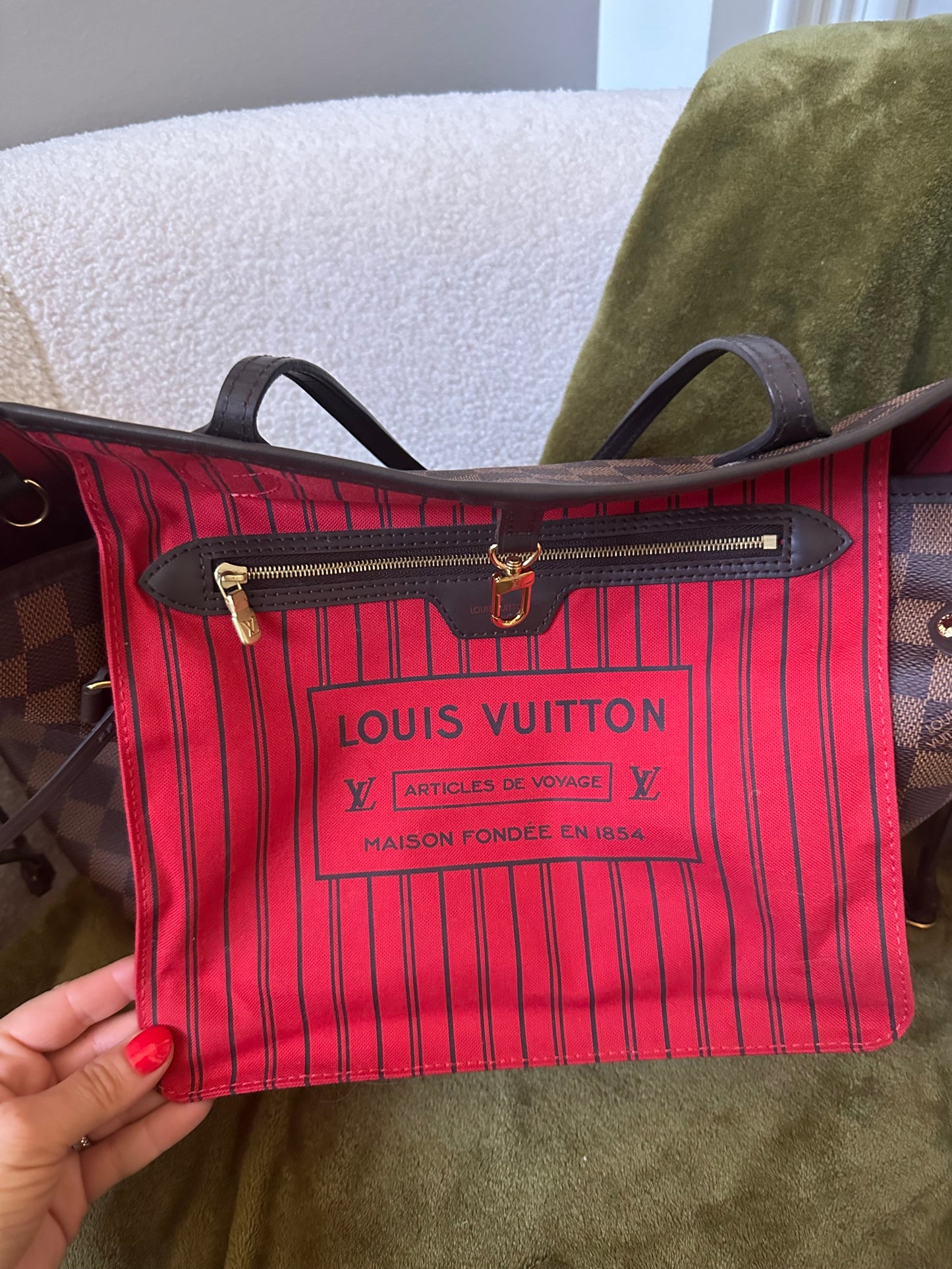 Louis Vuitton Neverfull MM Damier Ebene