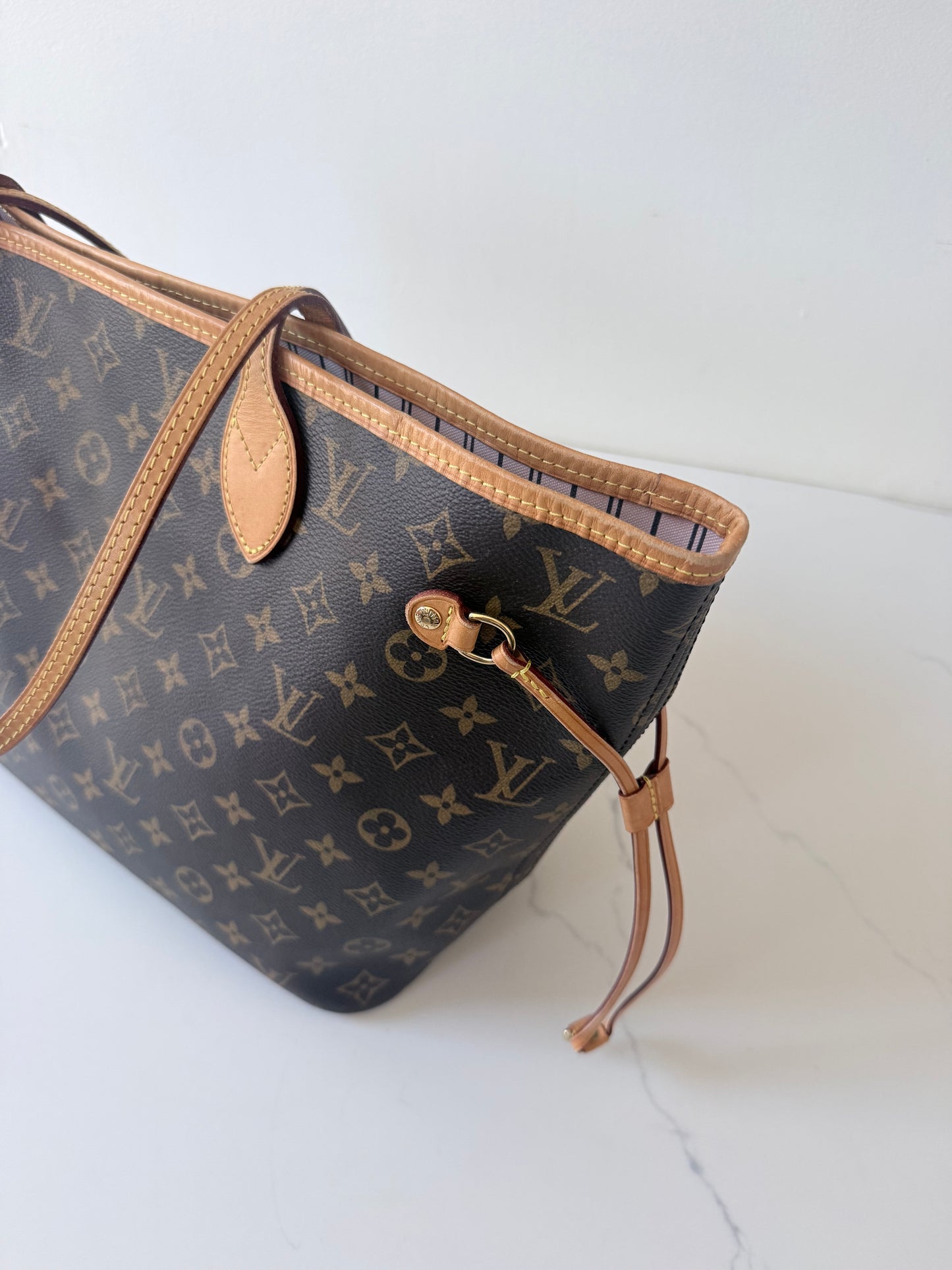 Louis Vuitton Neverfull MM iMonogram Rose Ballerine