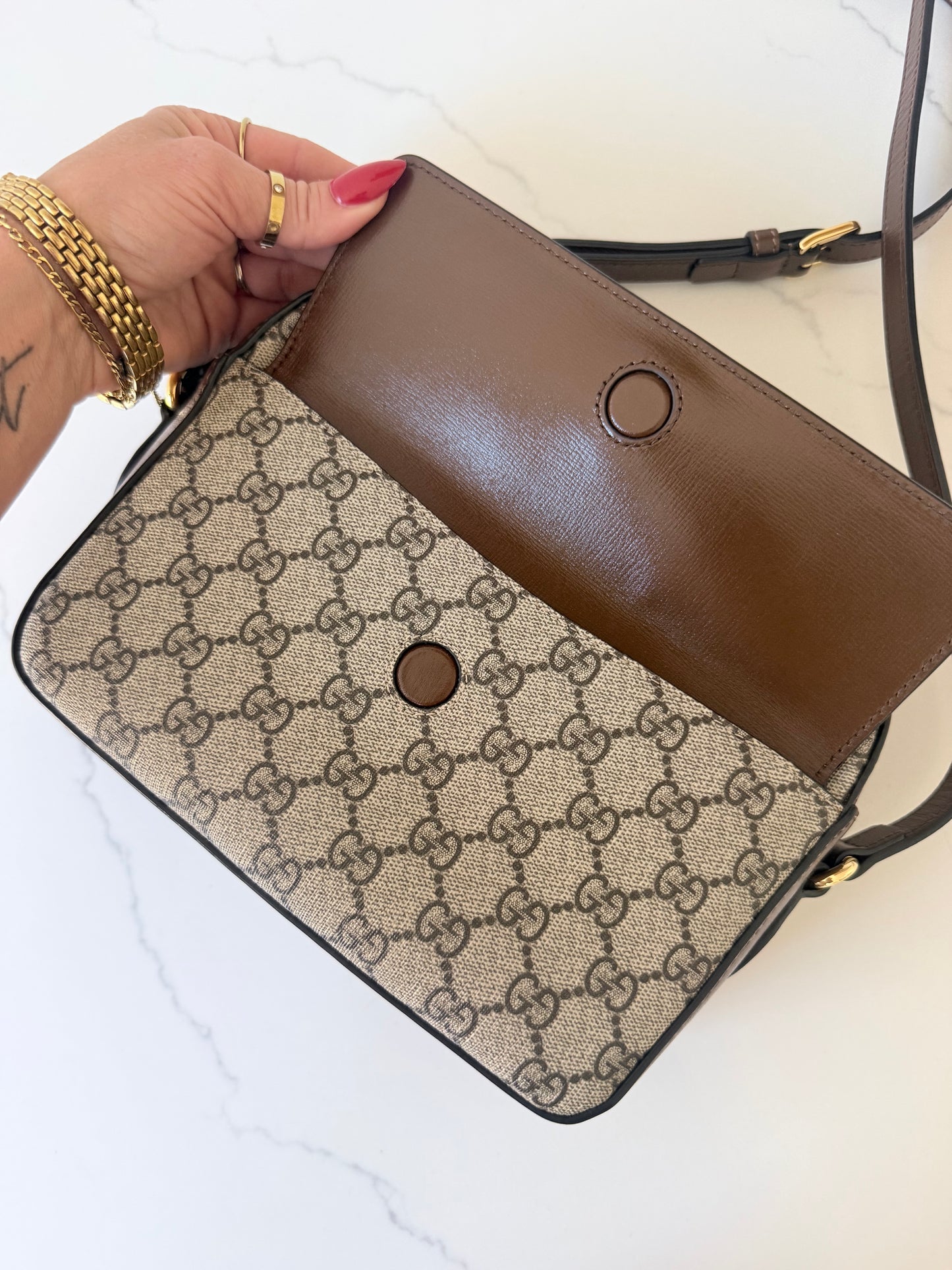 GUCCI Horsebit 1955 Shoulder Bag