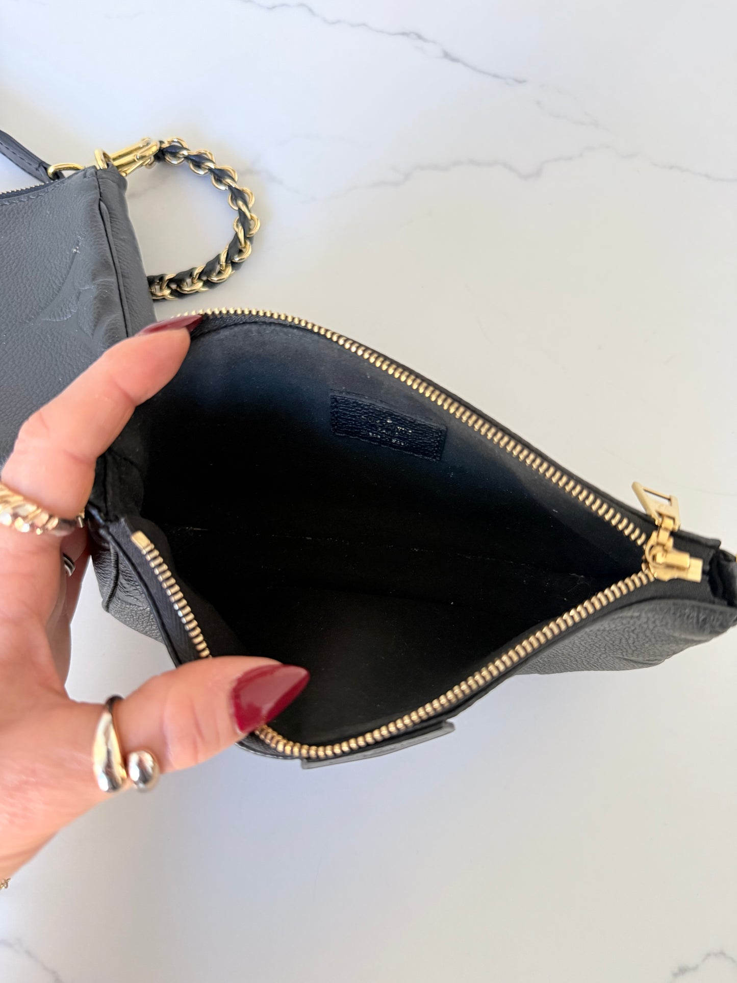 Louis Vuitton Multi Pochette Accessoires Monogram Empreinte