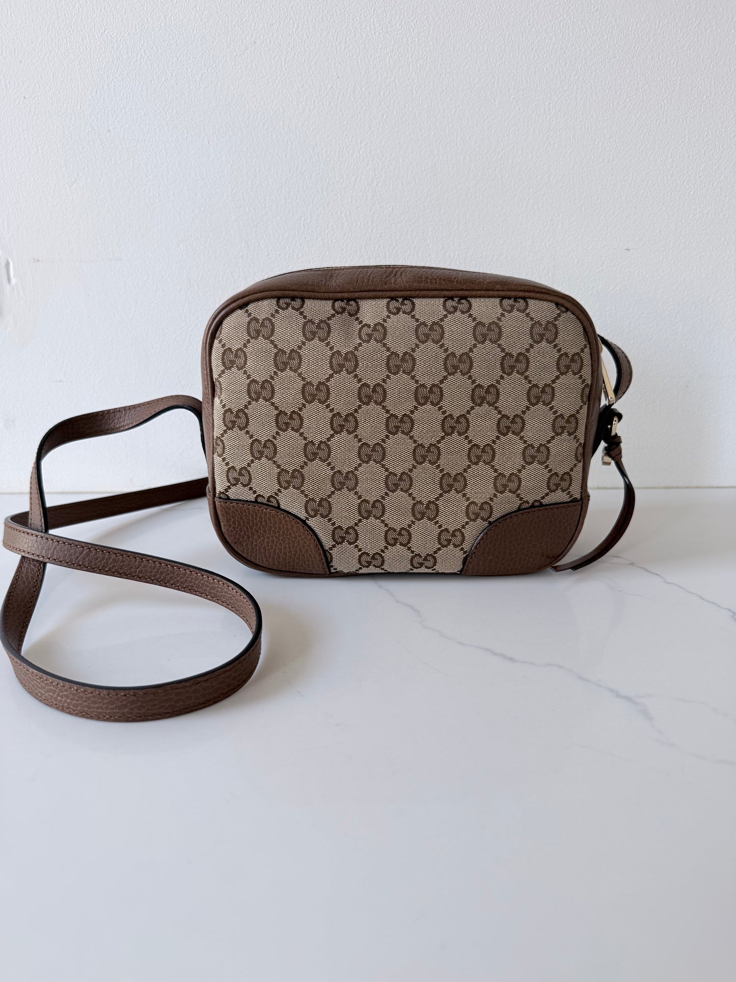 Gucci Monogram Bree Messenger Bag