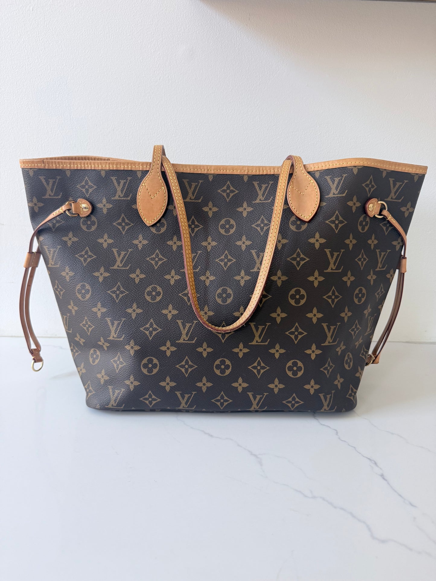Louis Vuitton Neverfull MM iMonogram Rose Ballerine