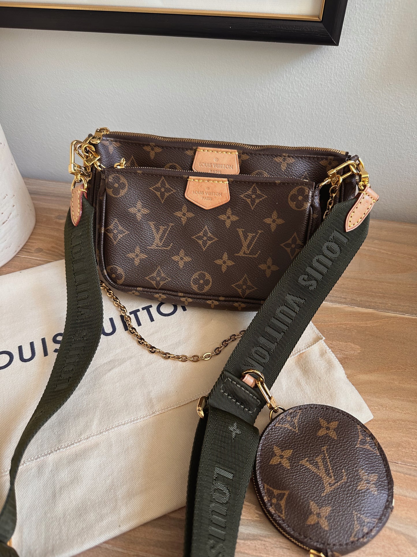 Louis Vuitton Multi Pochette Khaki