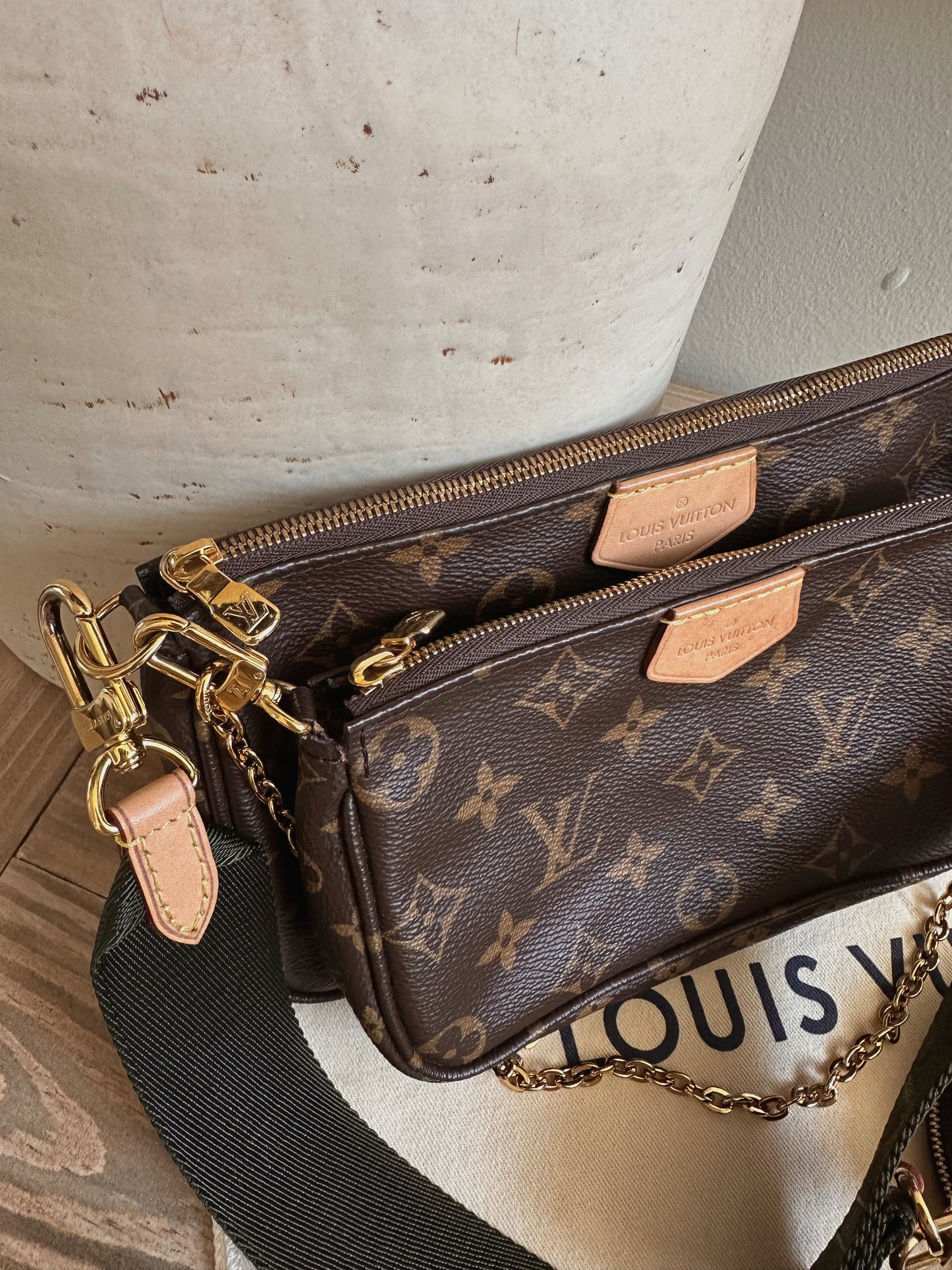 Louis Vuitton Multi Pochette Khaki