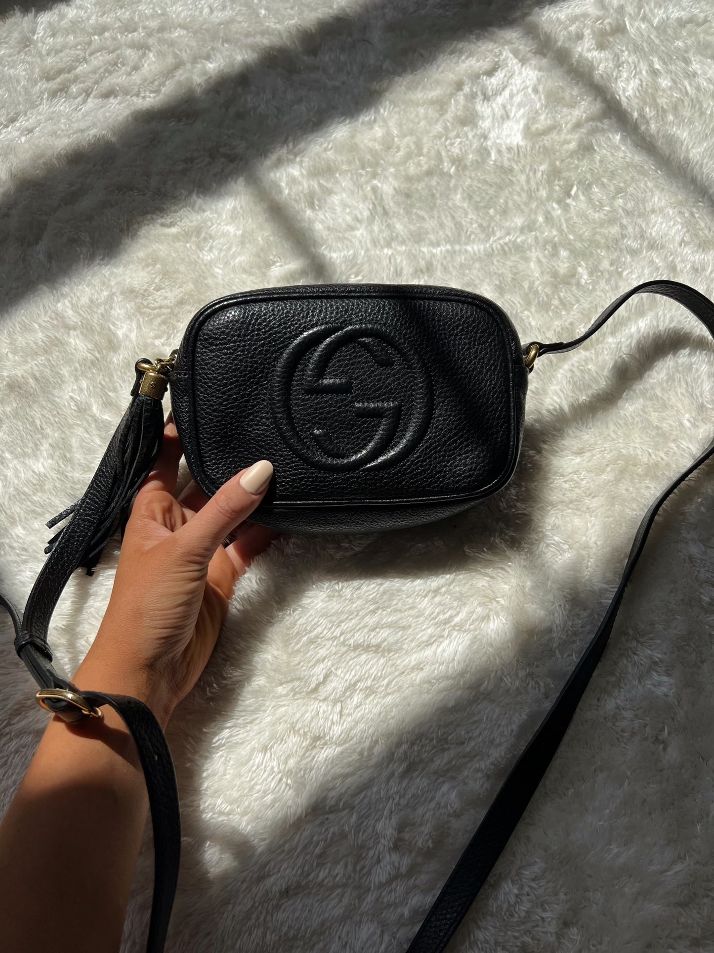 Mini Gucci Black Soho Disco Bag