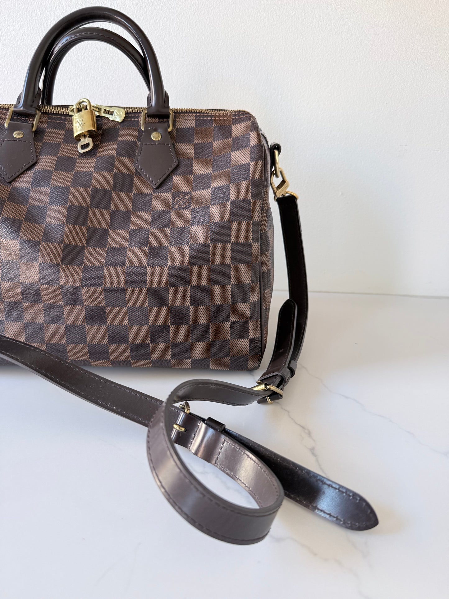 Louis Vuitton Speedy 30 Damier Ebene