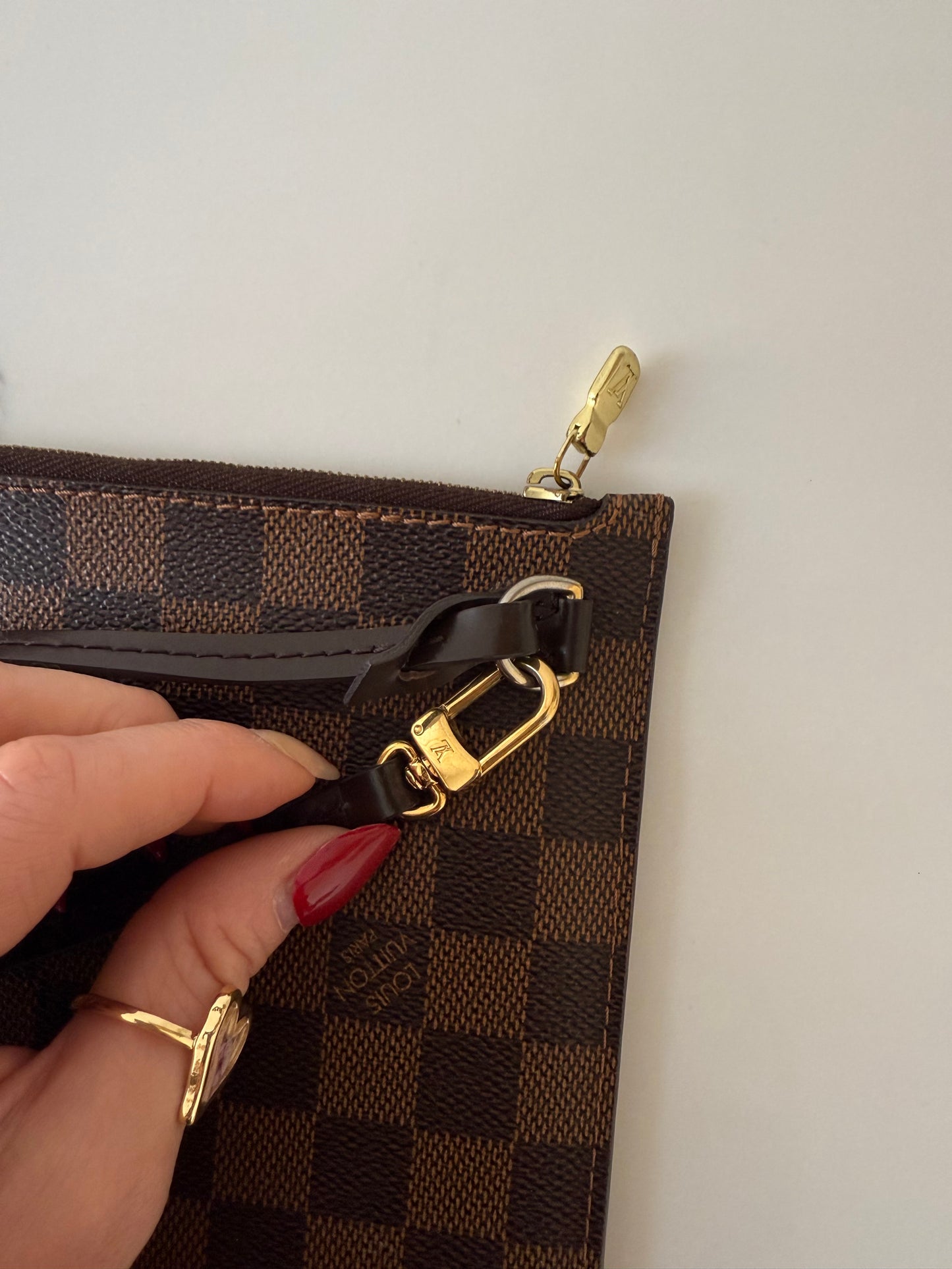 Louis Vuitton Damier Ebene Wristlet