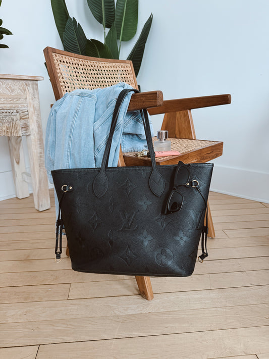 Louis Vuitton Neverfull Monogram Empreinte Leather MM