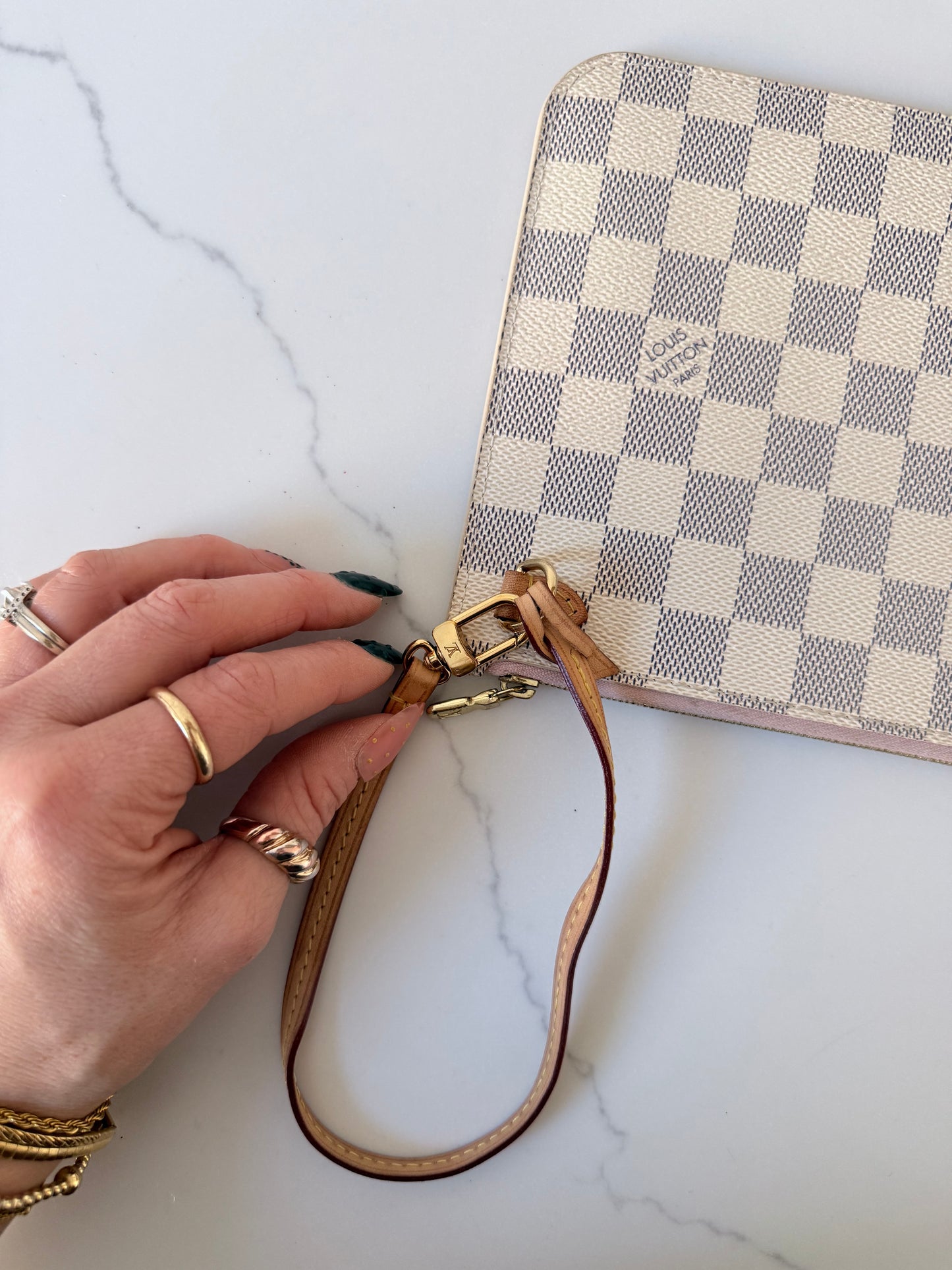 Louis Vuitton Azur Wristlet