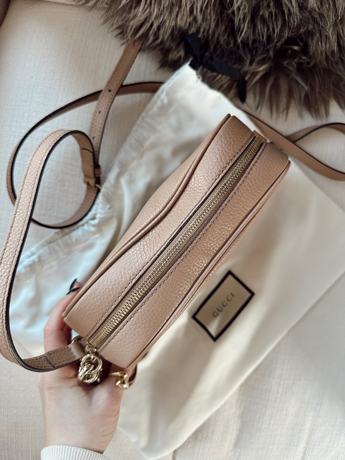 Gucci Beige Soho Disco Bag