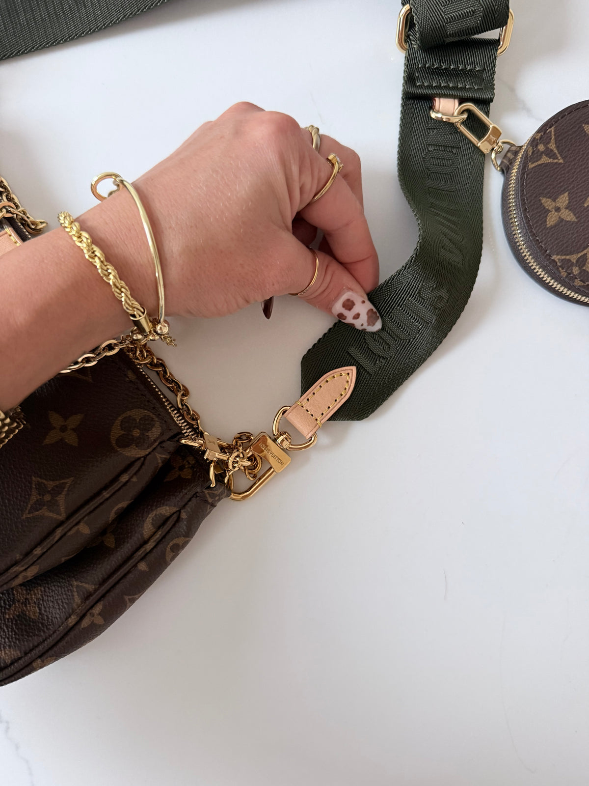 Louis Vuitton Multi Pochette Accessoires Kaki