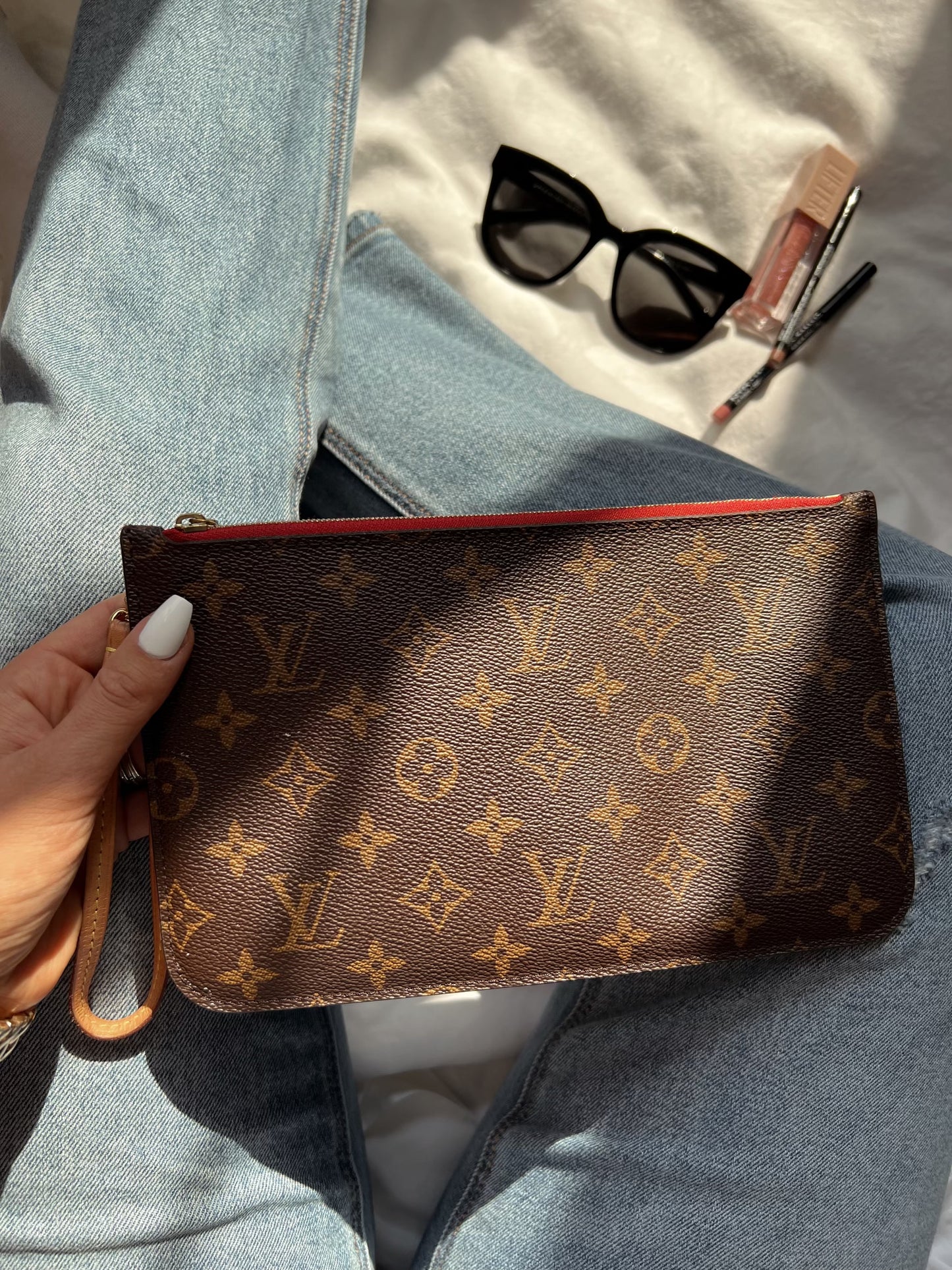 Louis Vuitton Monogram Wristlet Cherry