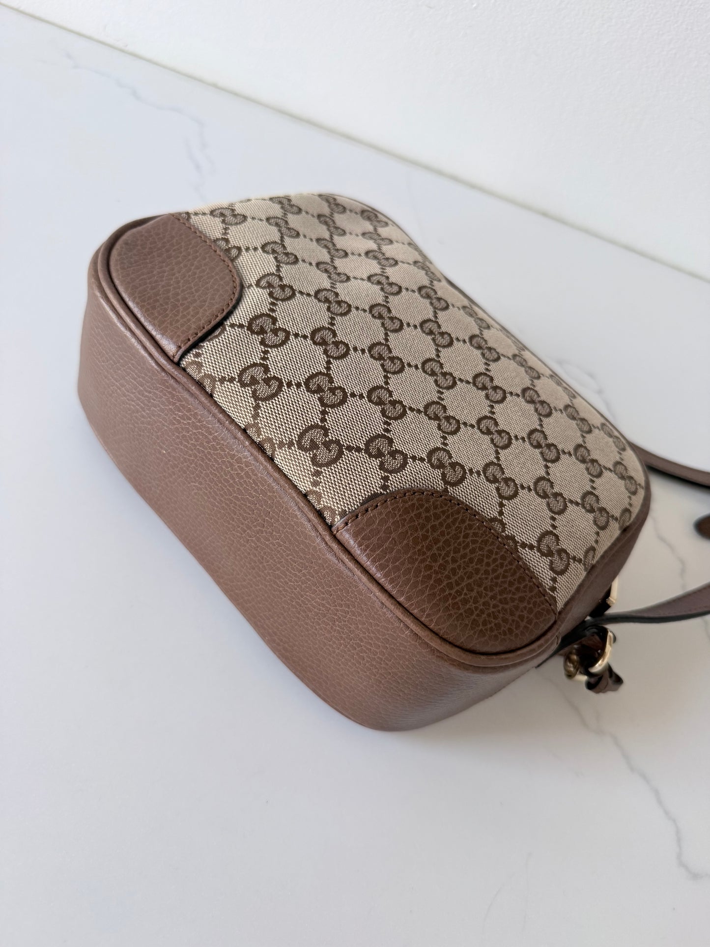 Gucci Monogram Bree Messenger Bag