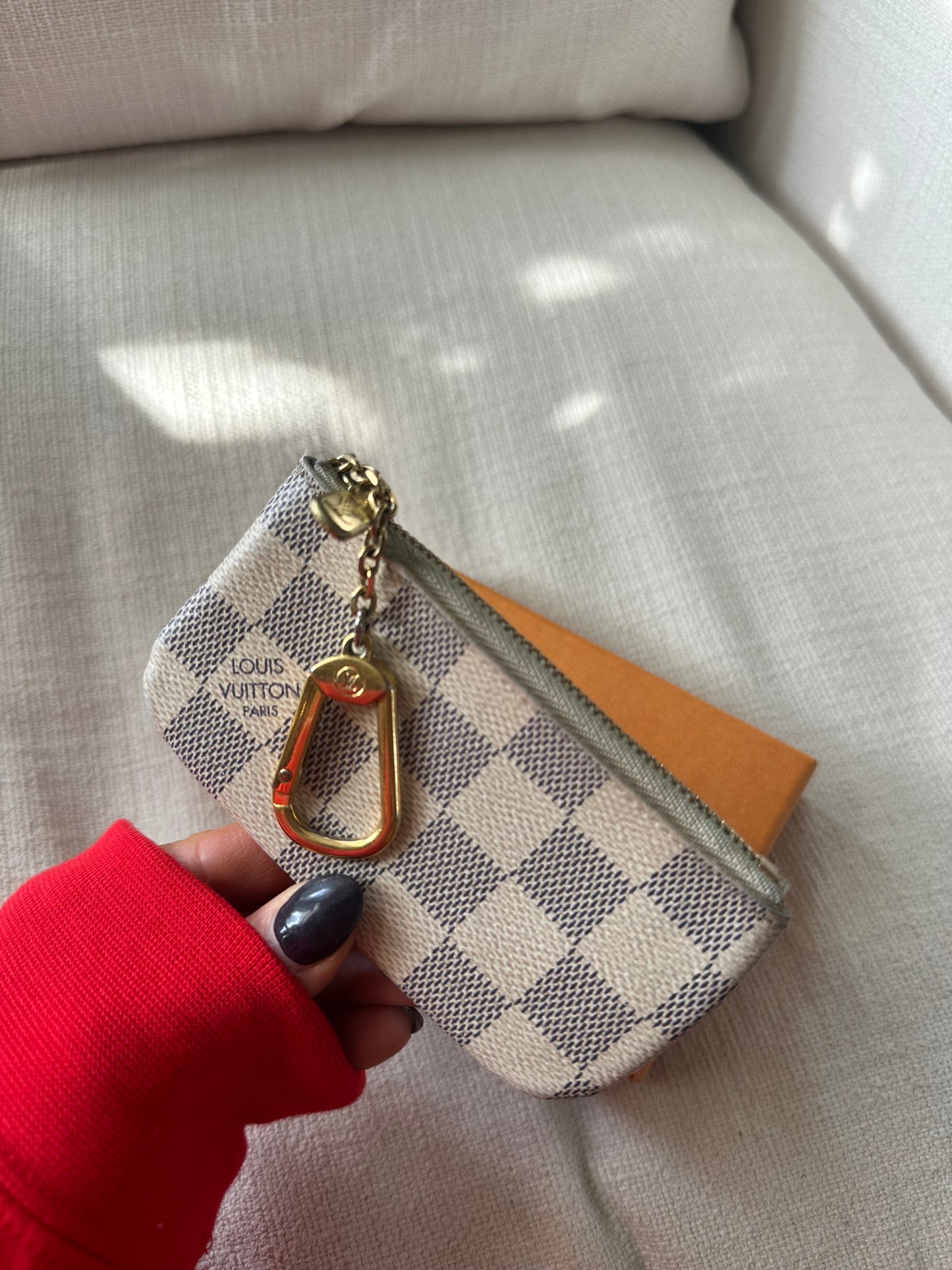 Louis Vuitton Key Pouch Azur