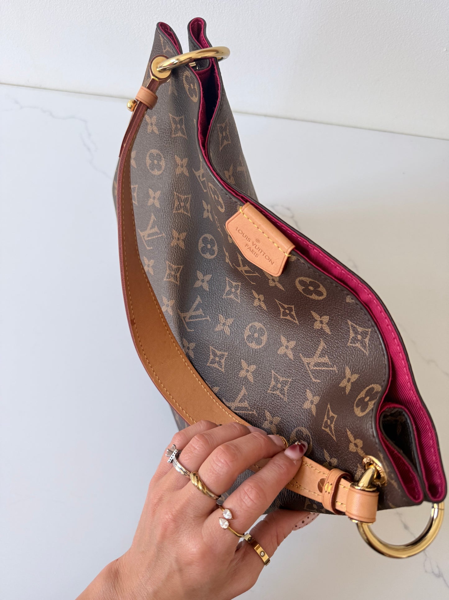 Louis Vuitton Monogram Graceful PM Pivoine