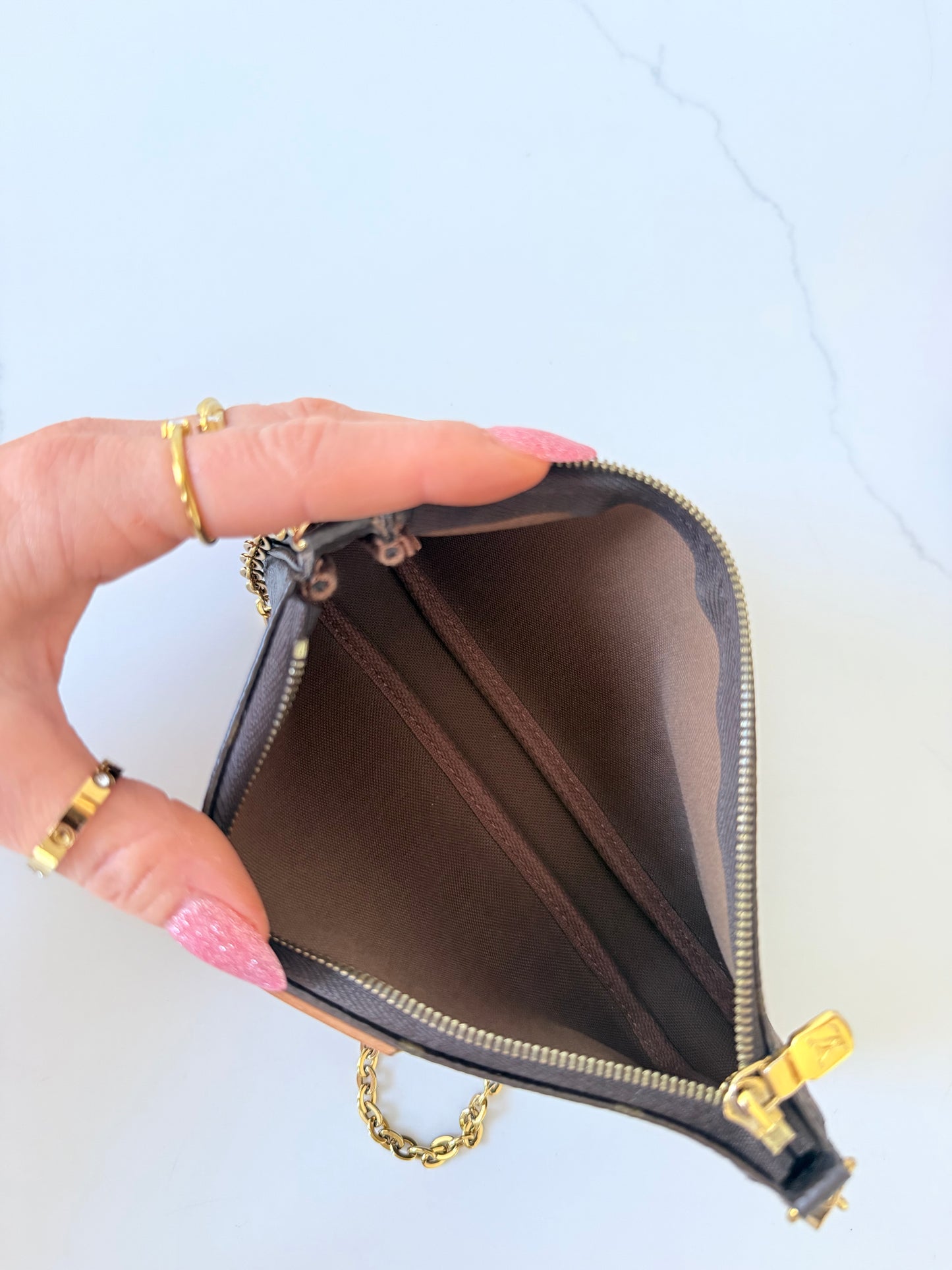 Louis Vuitton Multi Pochette Accessoires Ballerine Pink