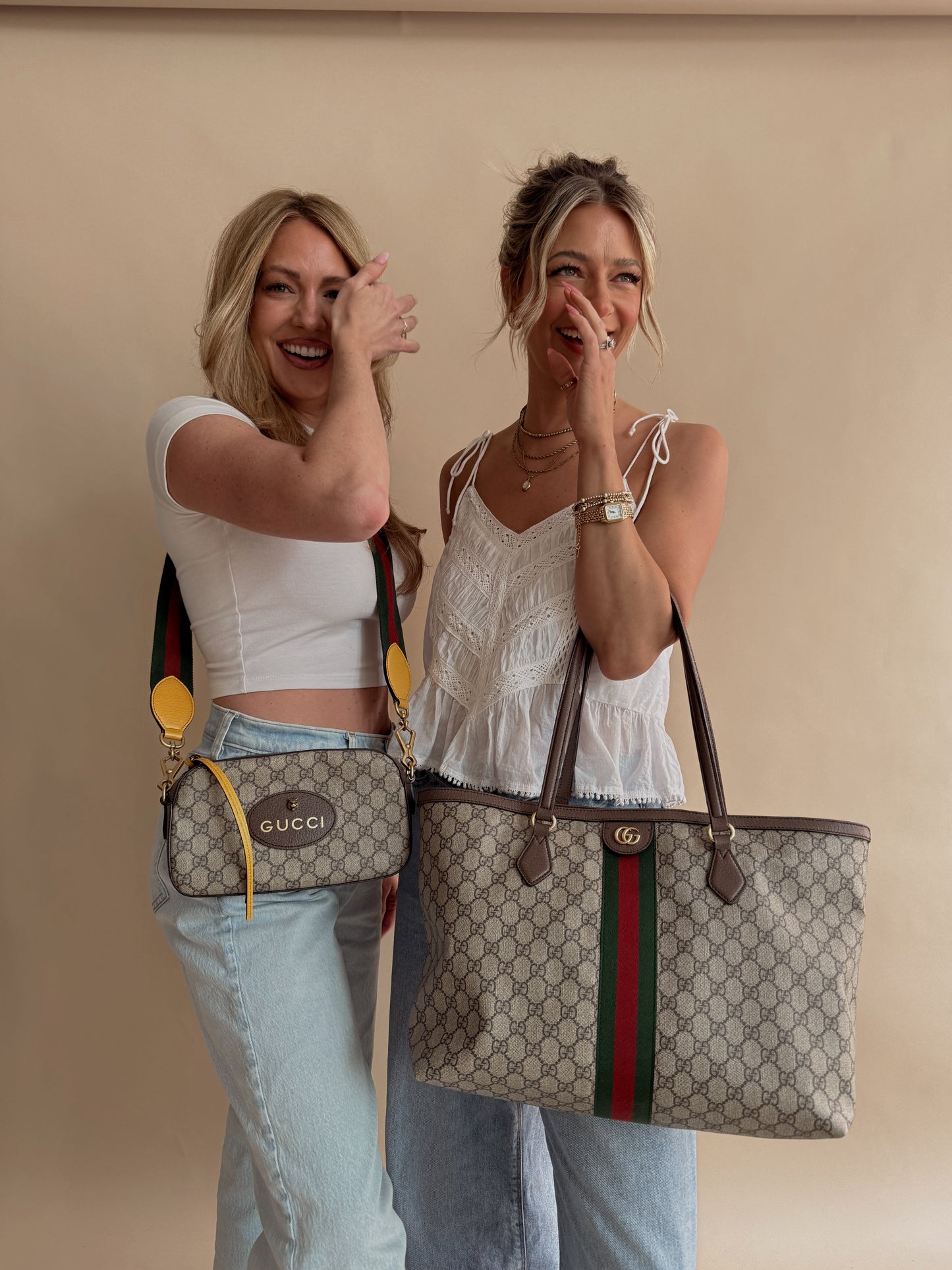 Gucci Ophidia GG Supreme Medium Canvas Tote