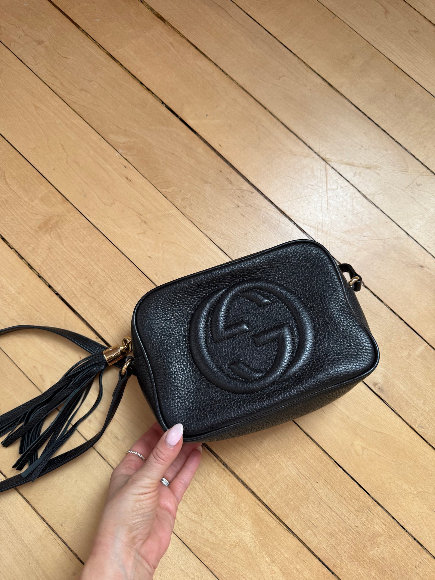 Gucci Leather Disco Crossbody