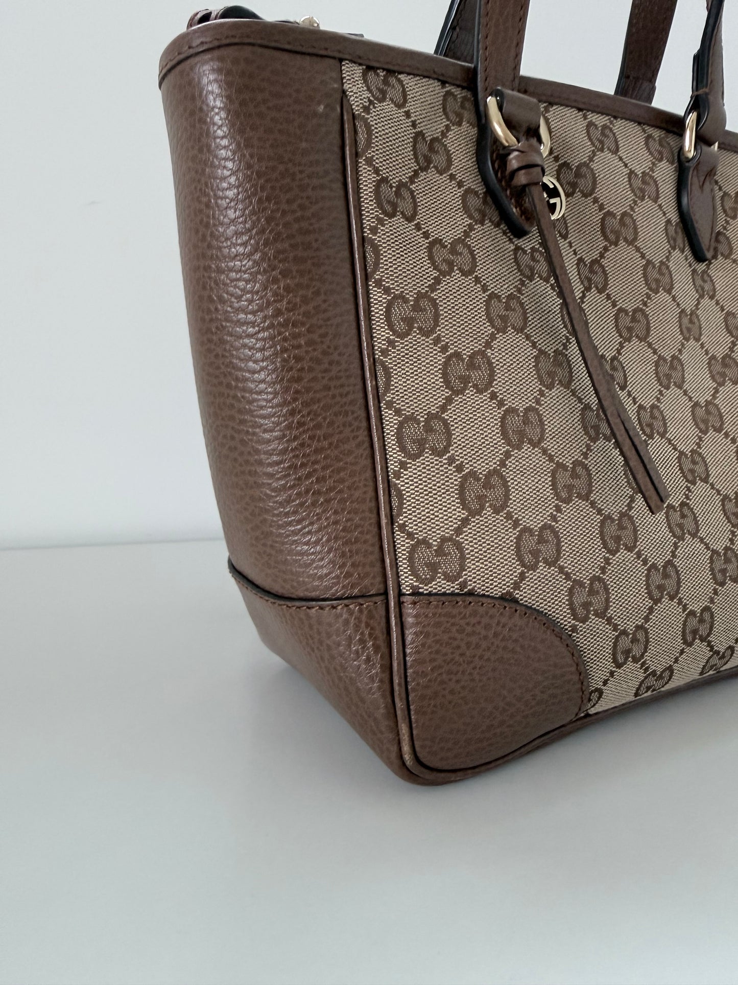 Gucci Small GG Canvas Bree Satchel