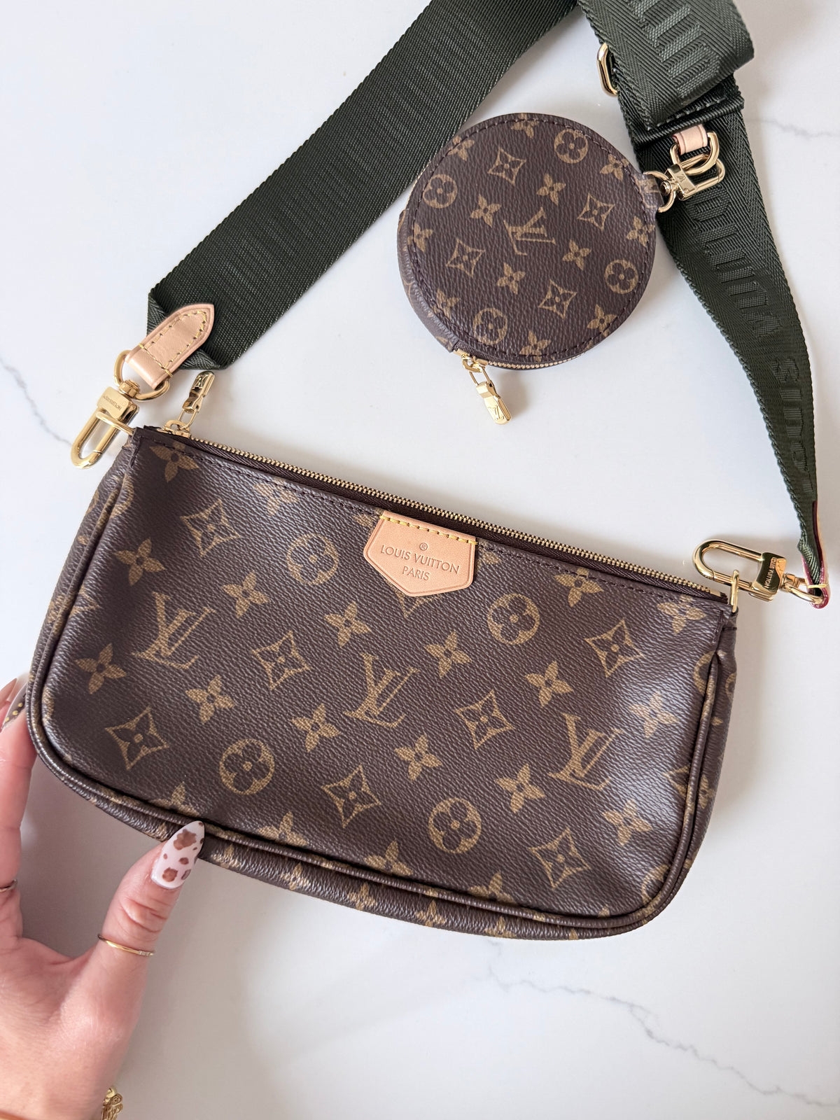 Louis Vuitton Multi Pochette Accessoires Kaki