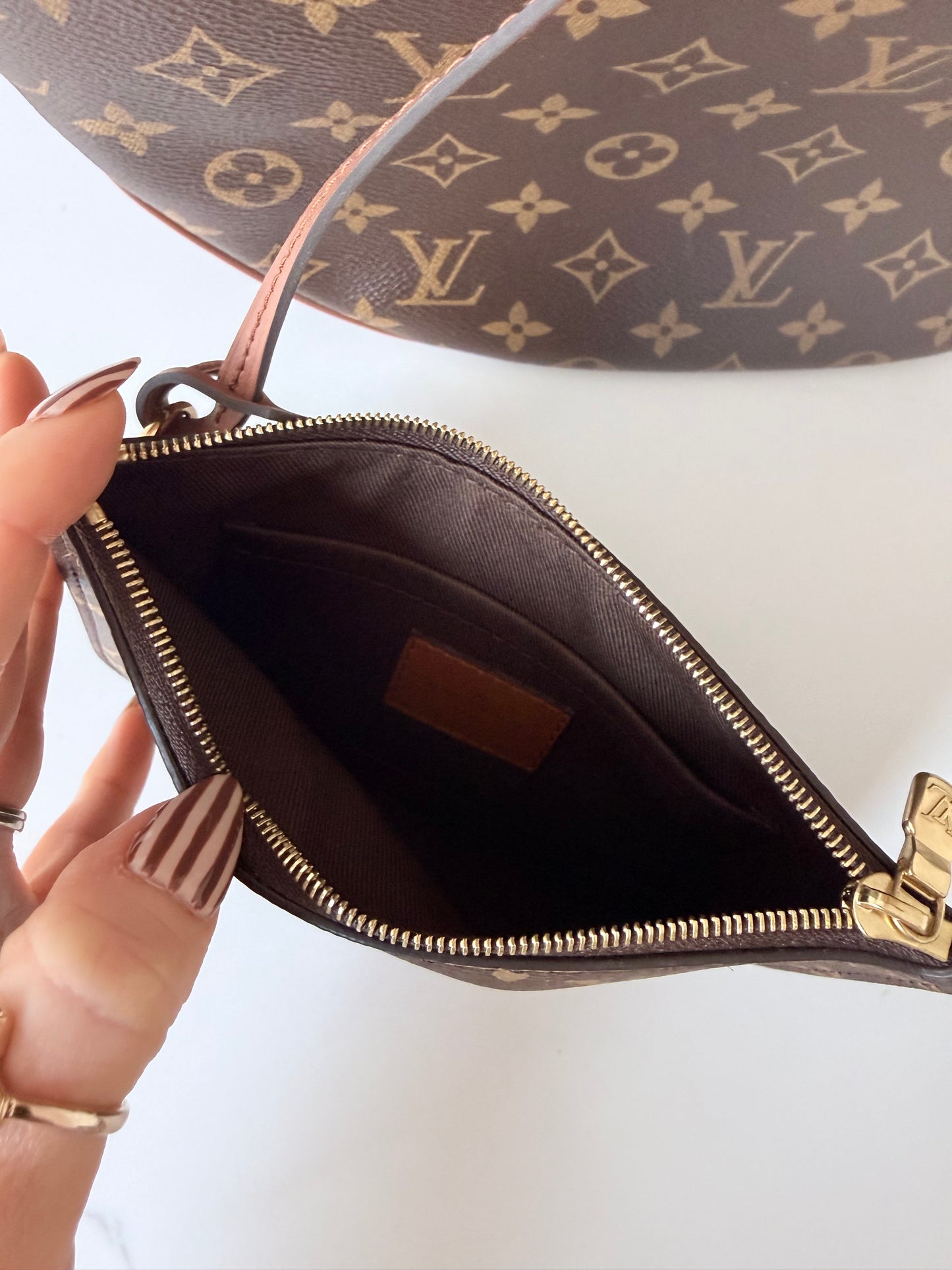 Louis Vuitton Loop Hobo Reverse Monogram Canvas