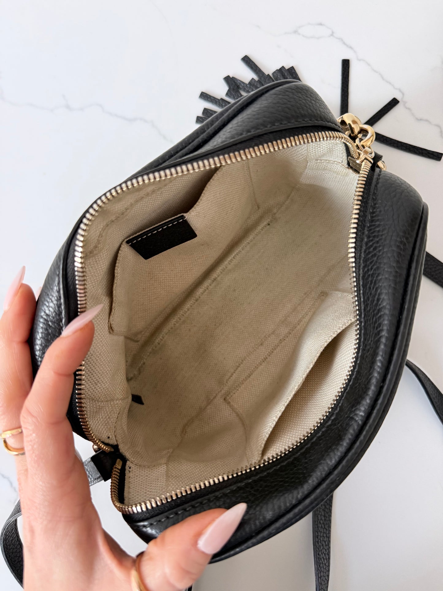 Gucci Leather Disco Crossbody