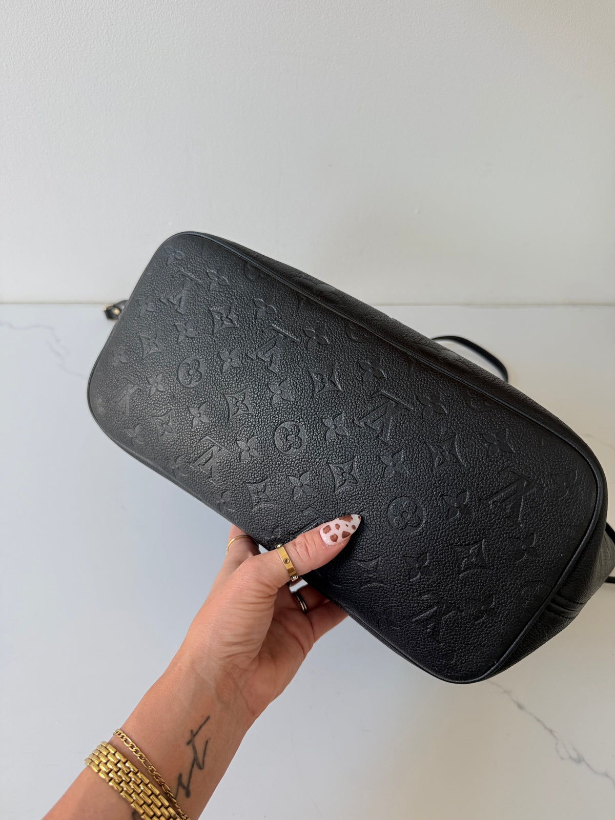 Louis Vuitton Neverfull Monogram Empreinte Leather MM