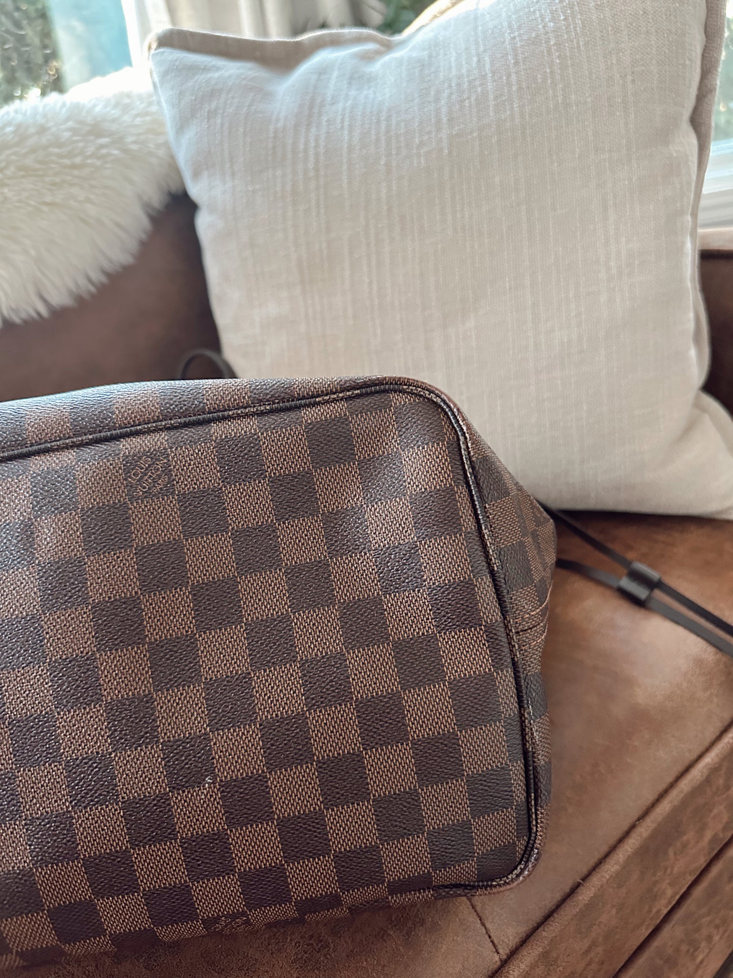 Louis Vuitton Neverfull Damier Ebene