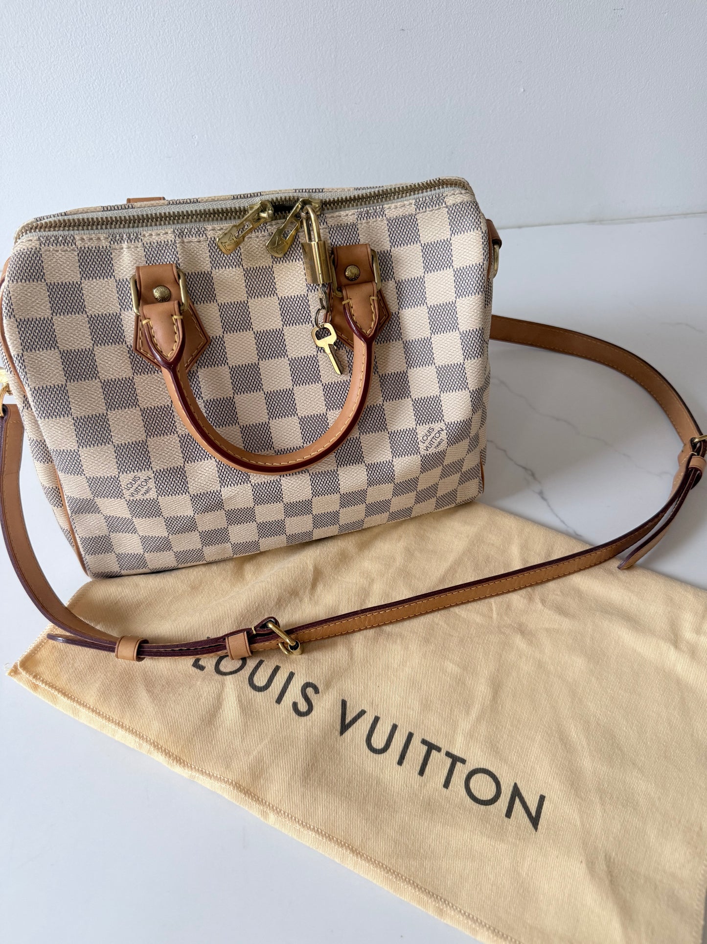Louis Vuitton Speedy Bandouliere 25 Azur