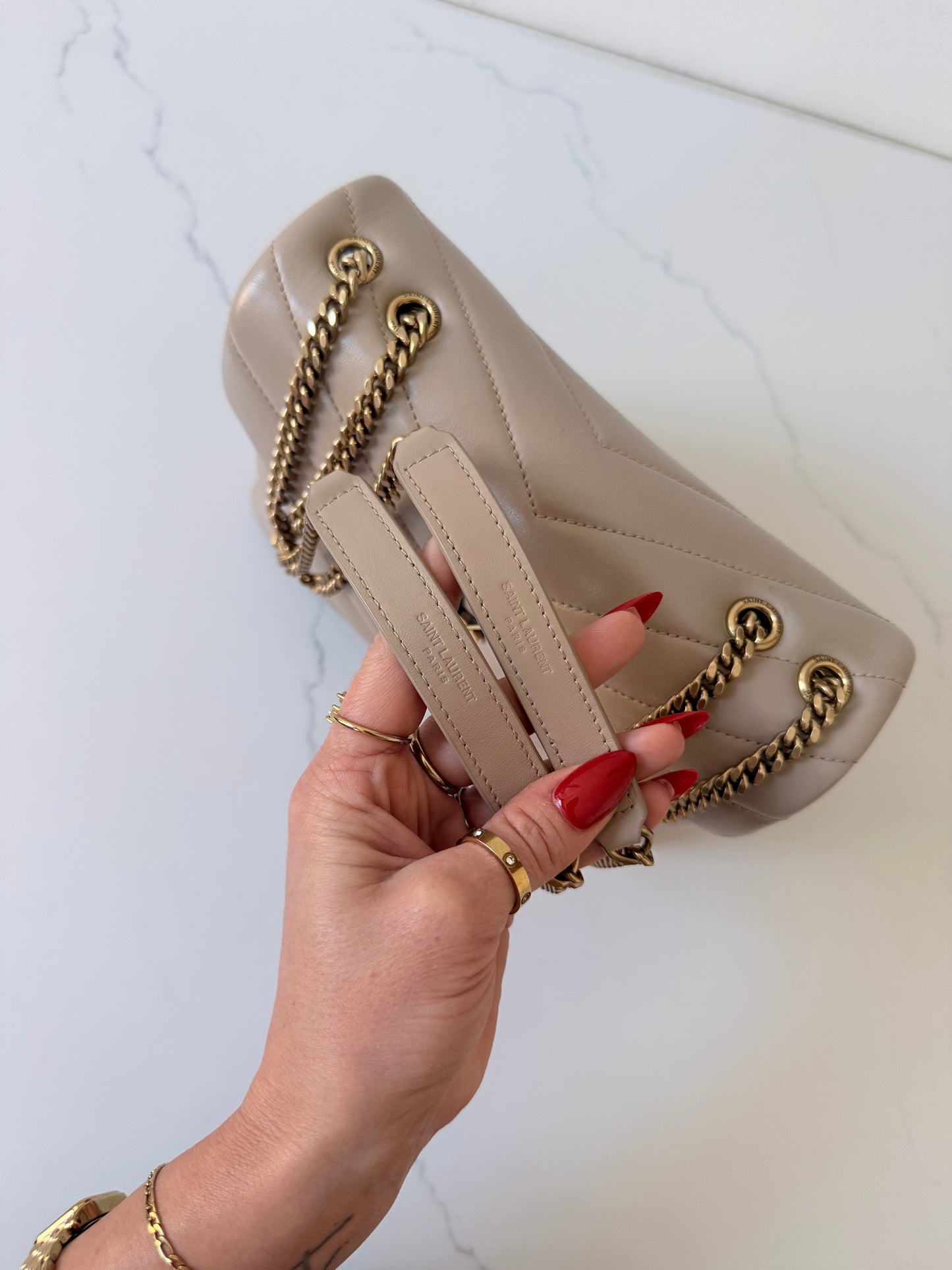 YSL Leather LouLou Small