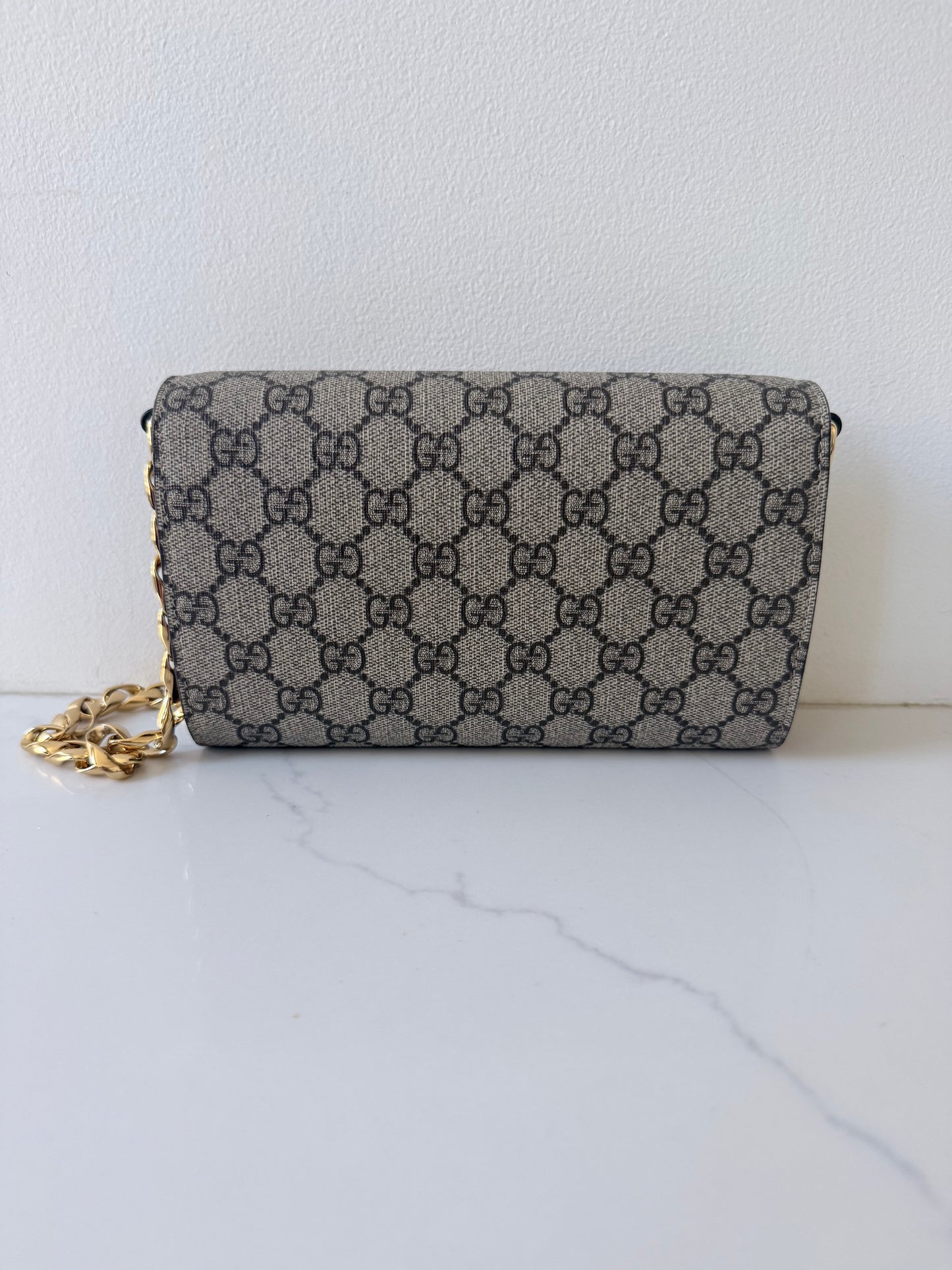 Gucci GG Supreme Monogram Small Horsebit 1955 Crossbody