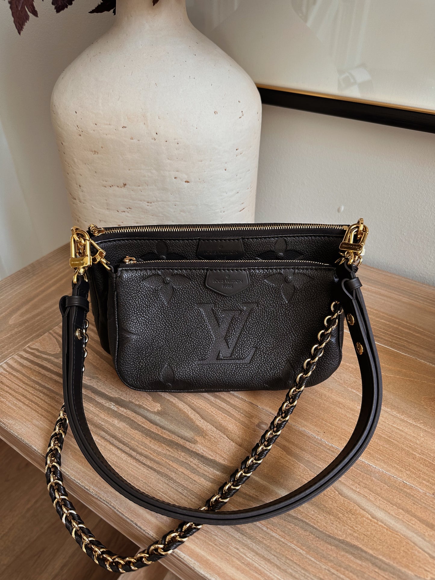 Louis Vuitton Multi Pochette Monogram Empreinte