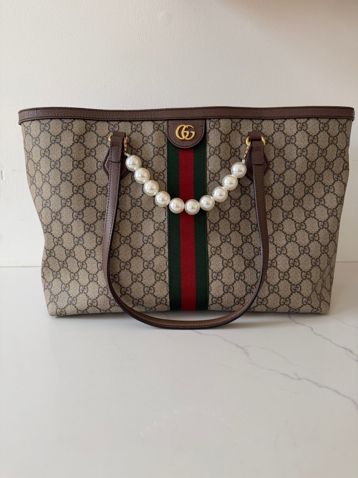 Gucci Ophidia GG Supreme Medium Canvas Tote