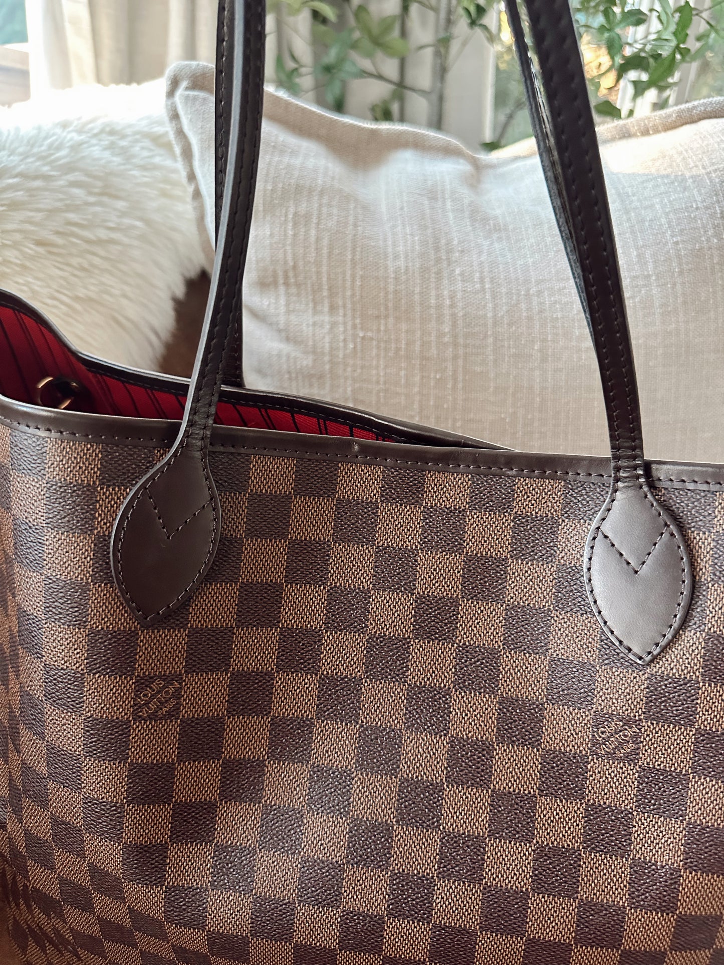 Louis Vuitton Neverfull Damier Ebene