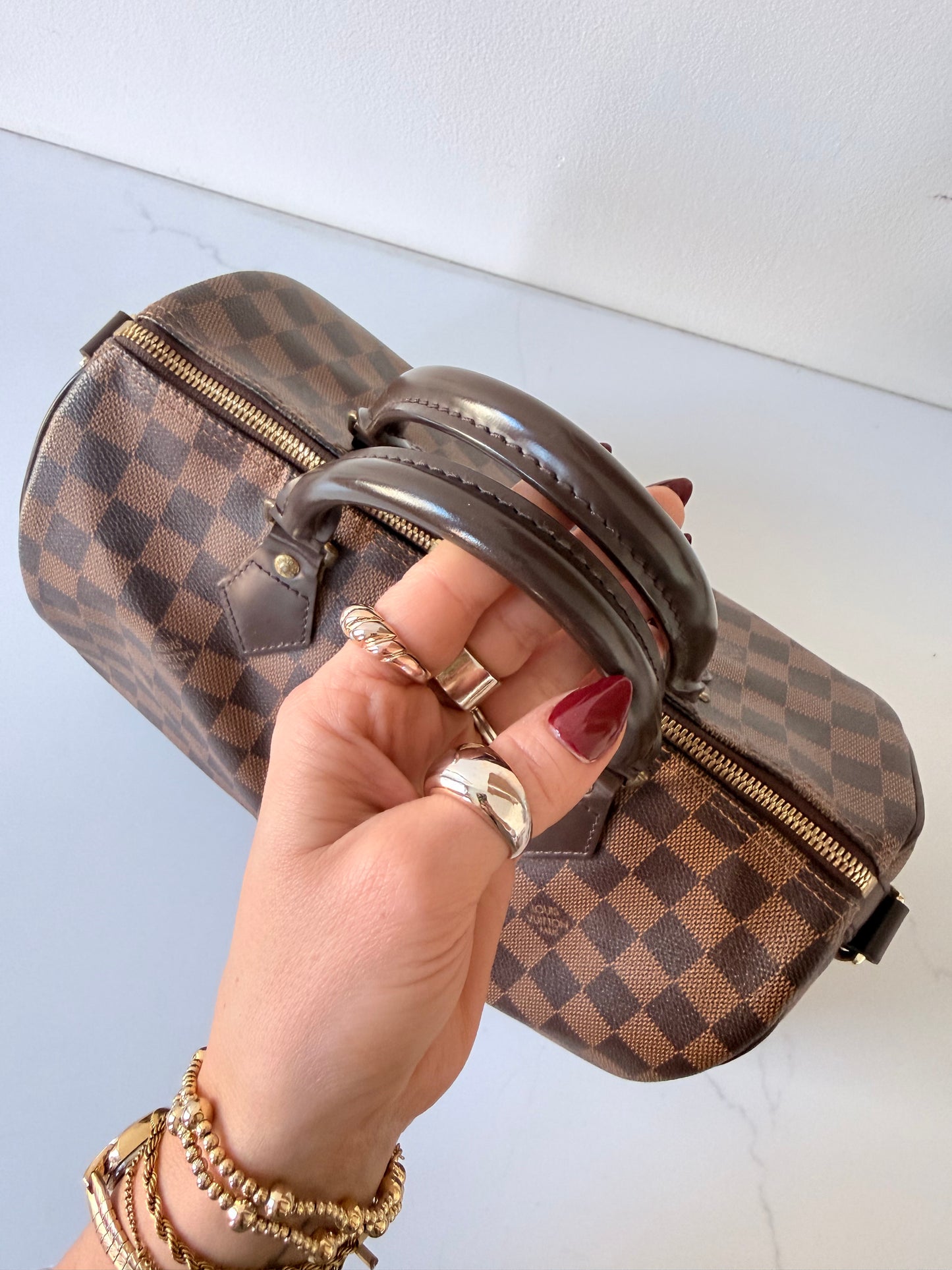 Louis Vuitton Speedy 30 Damier Ebene