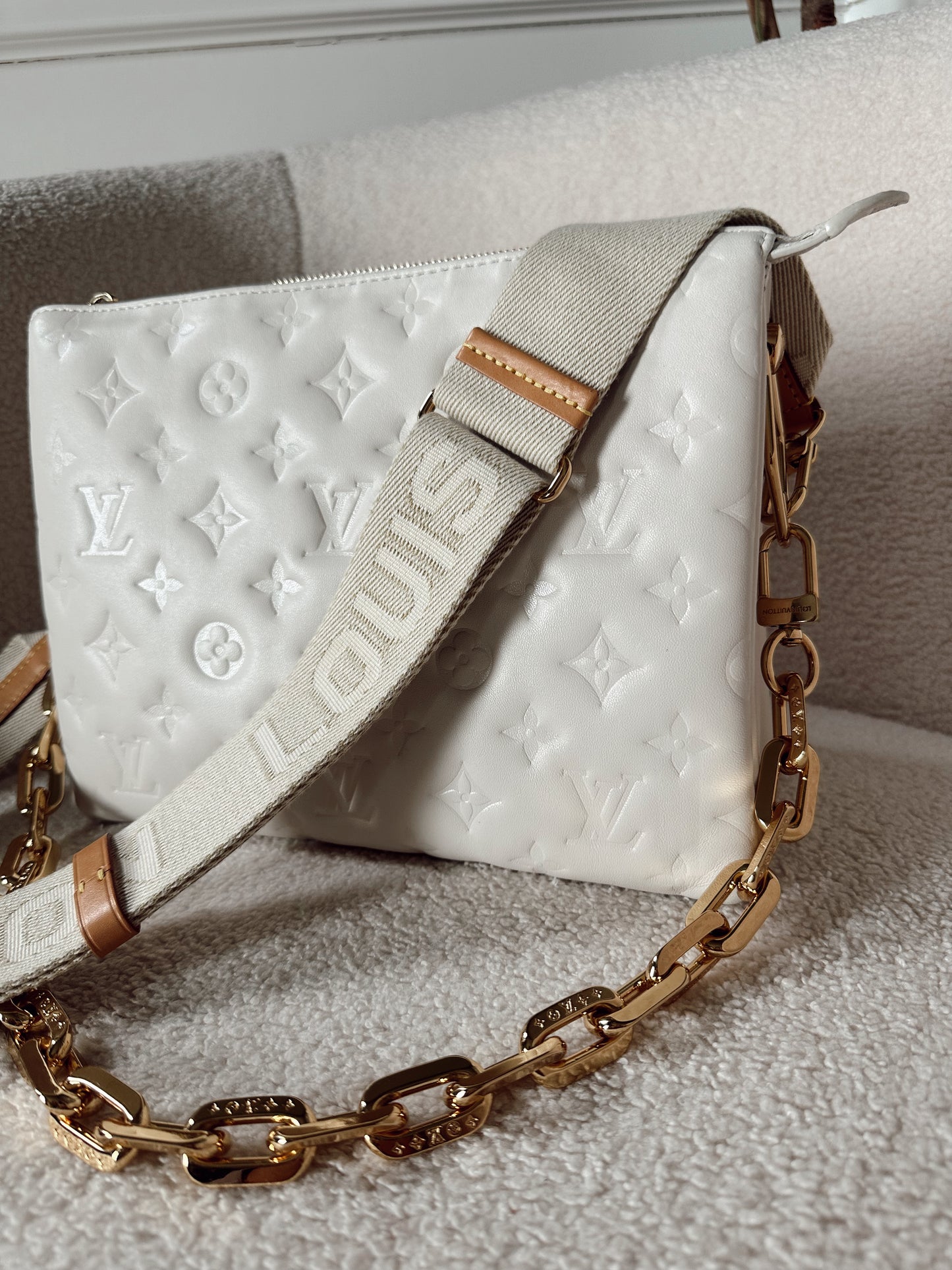 Louis Vuitton Coussin PM Cream